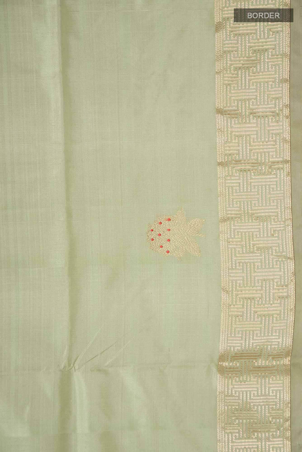 Green Banarasi Katan Silk Saree