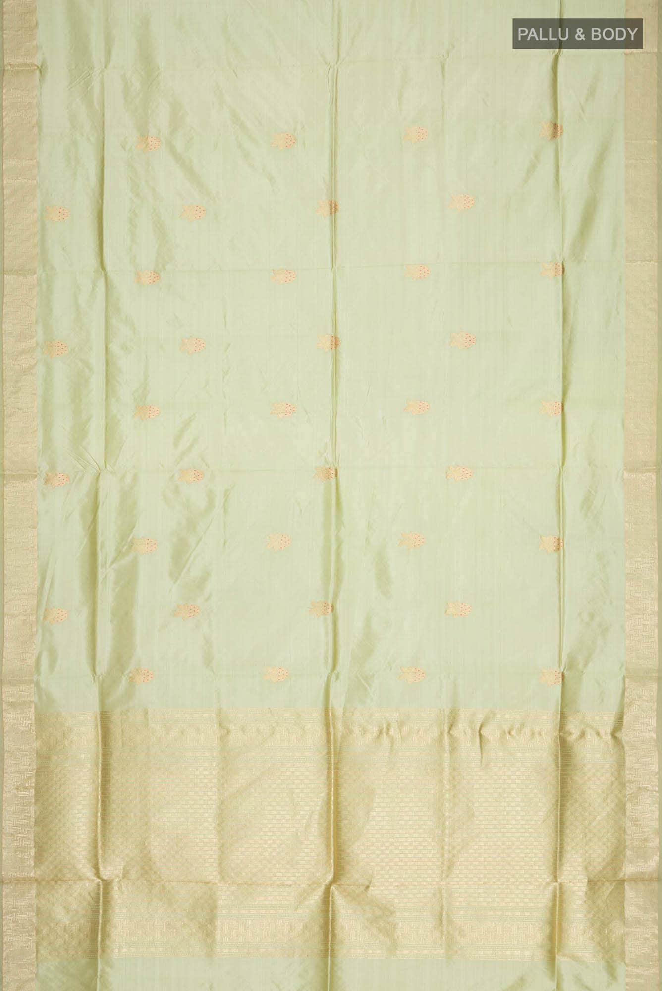 Green Banarasi Katan Silk Saree