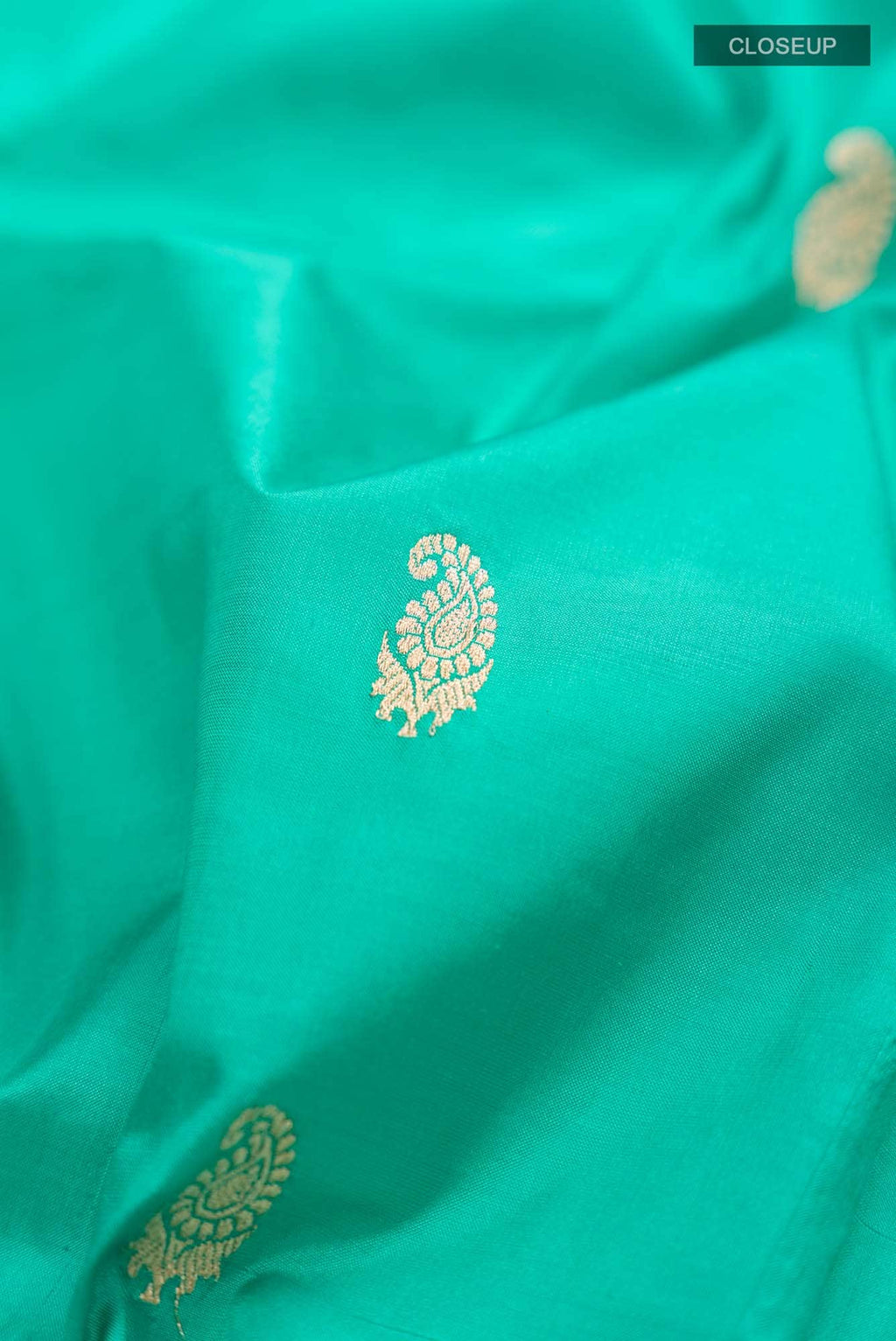Green Banarasi Katan Silk Saree