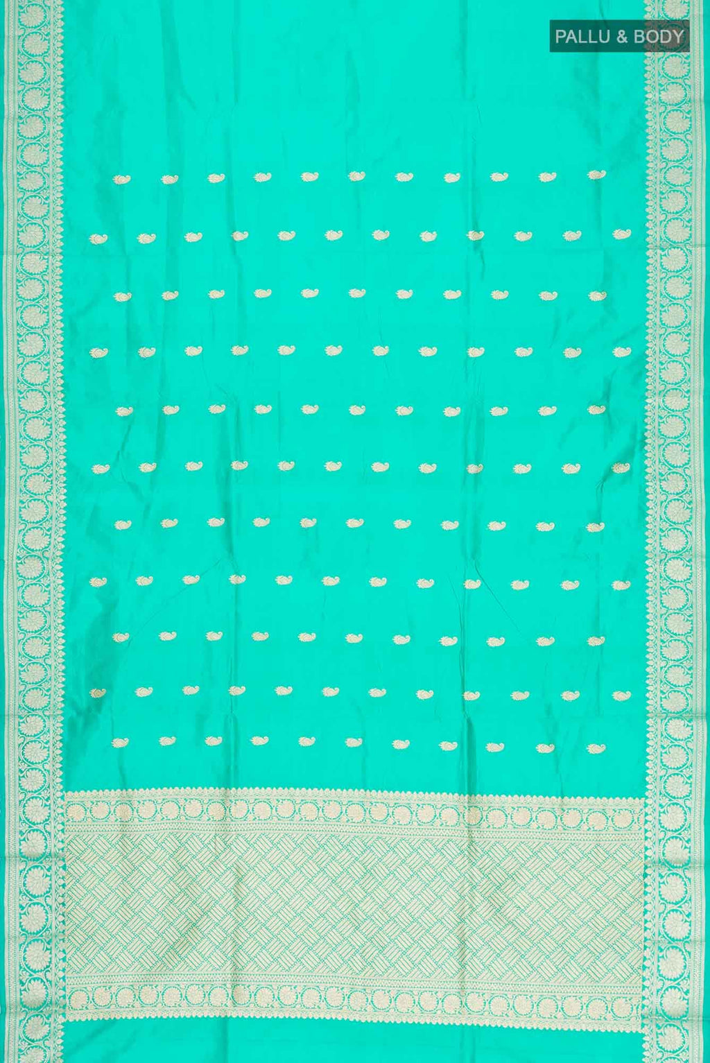 Green Banarasi Katan Silk Saree