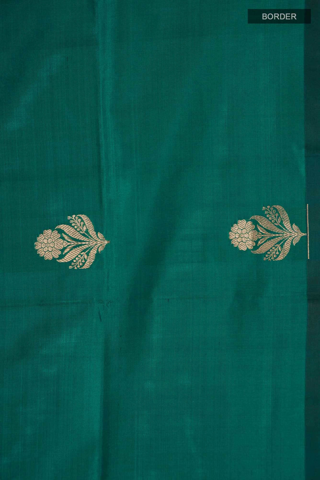 Green Banarasi Katan Silk Saree