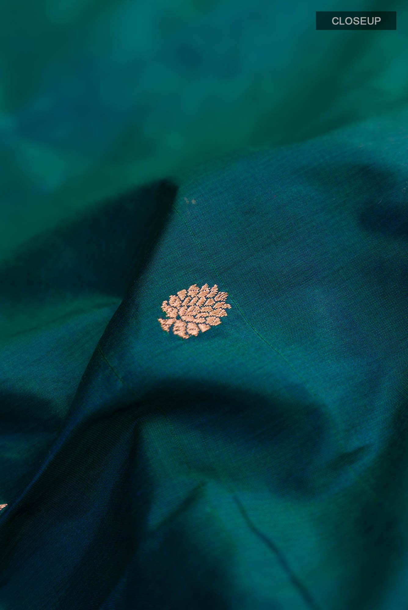 Green Banarasi Katan Silk Saree