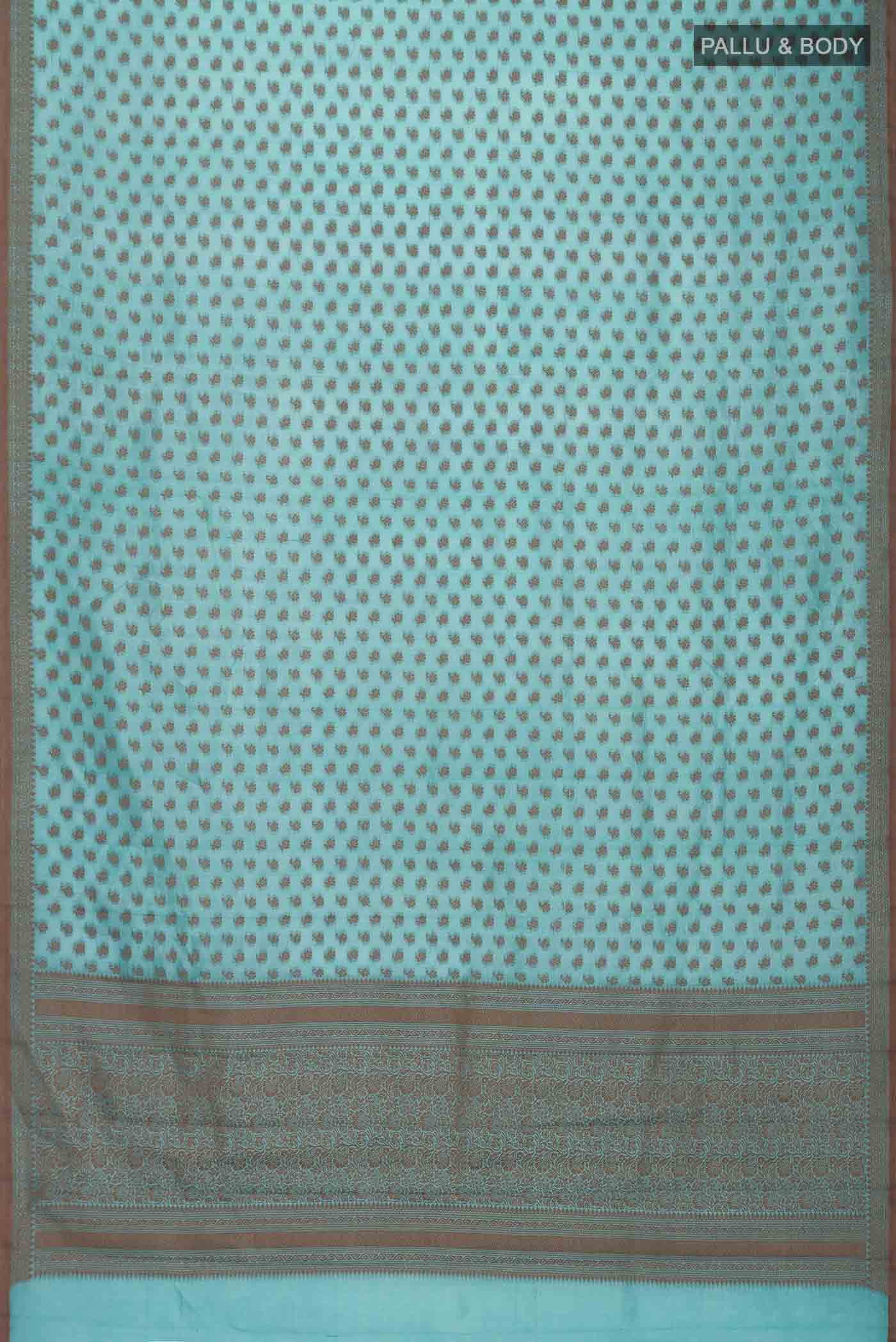 Green Banarasi Raw Silk Saree