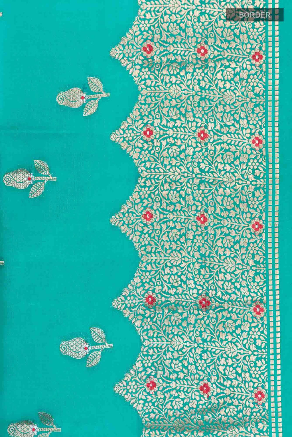 Blue Banarasi Raw Silk Saree