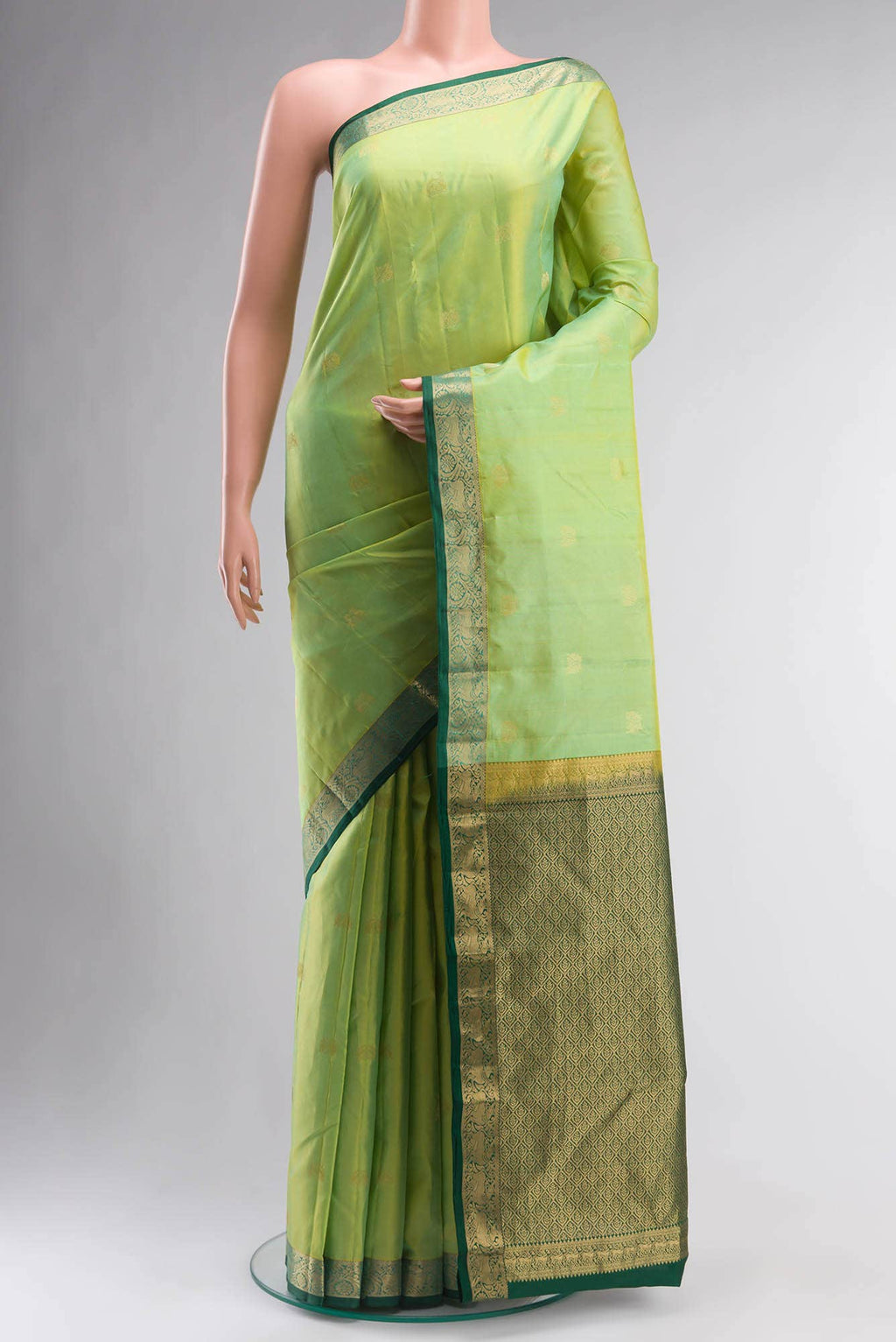 Green Kanchipuram Silk Saree