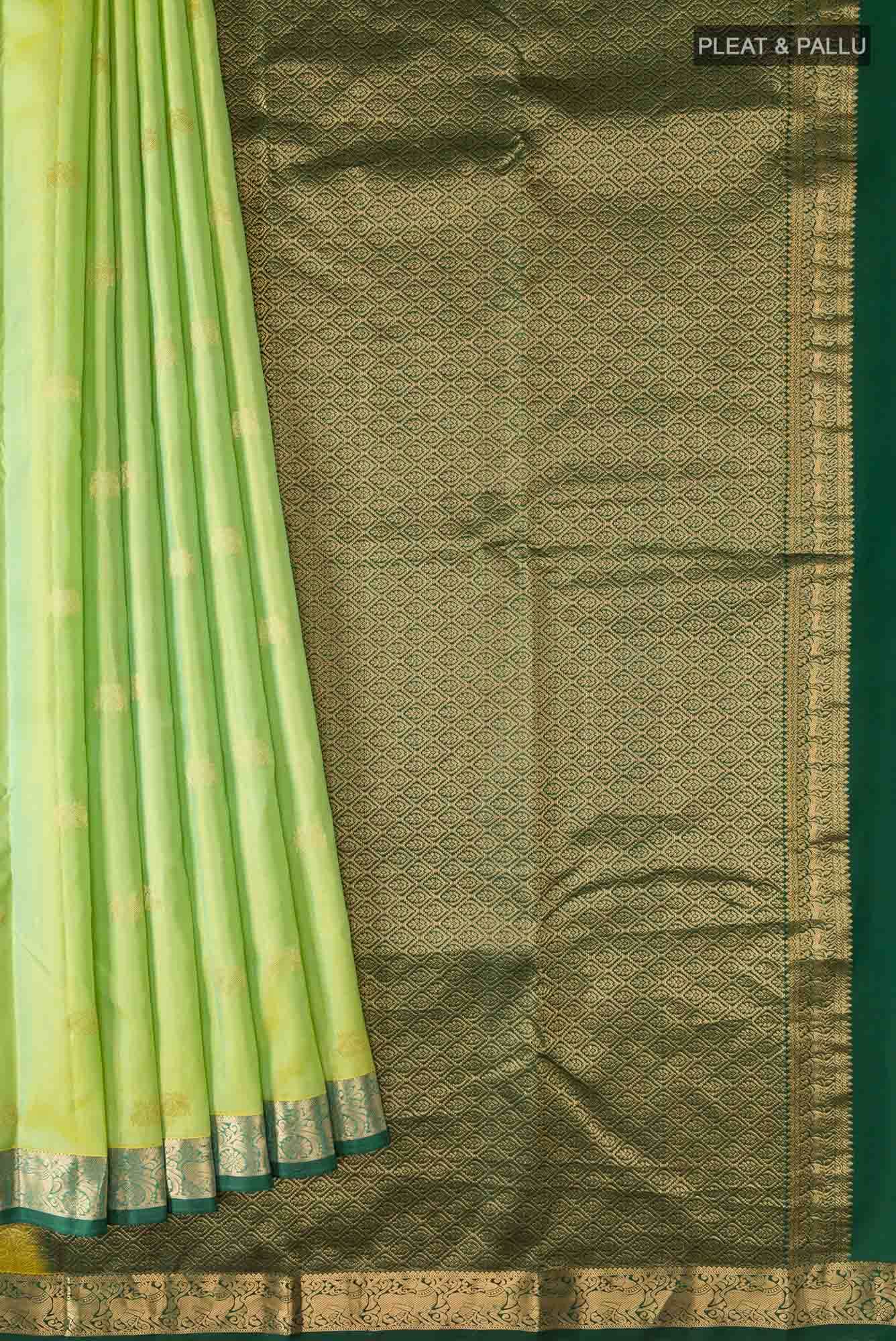 Green Kanchipuram Silk Saree