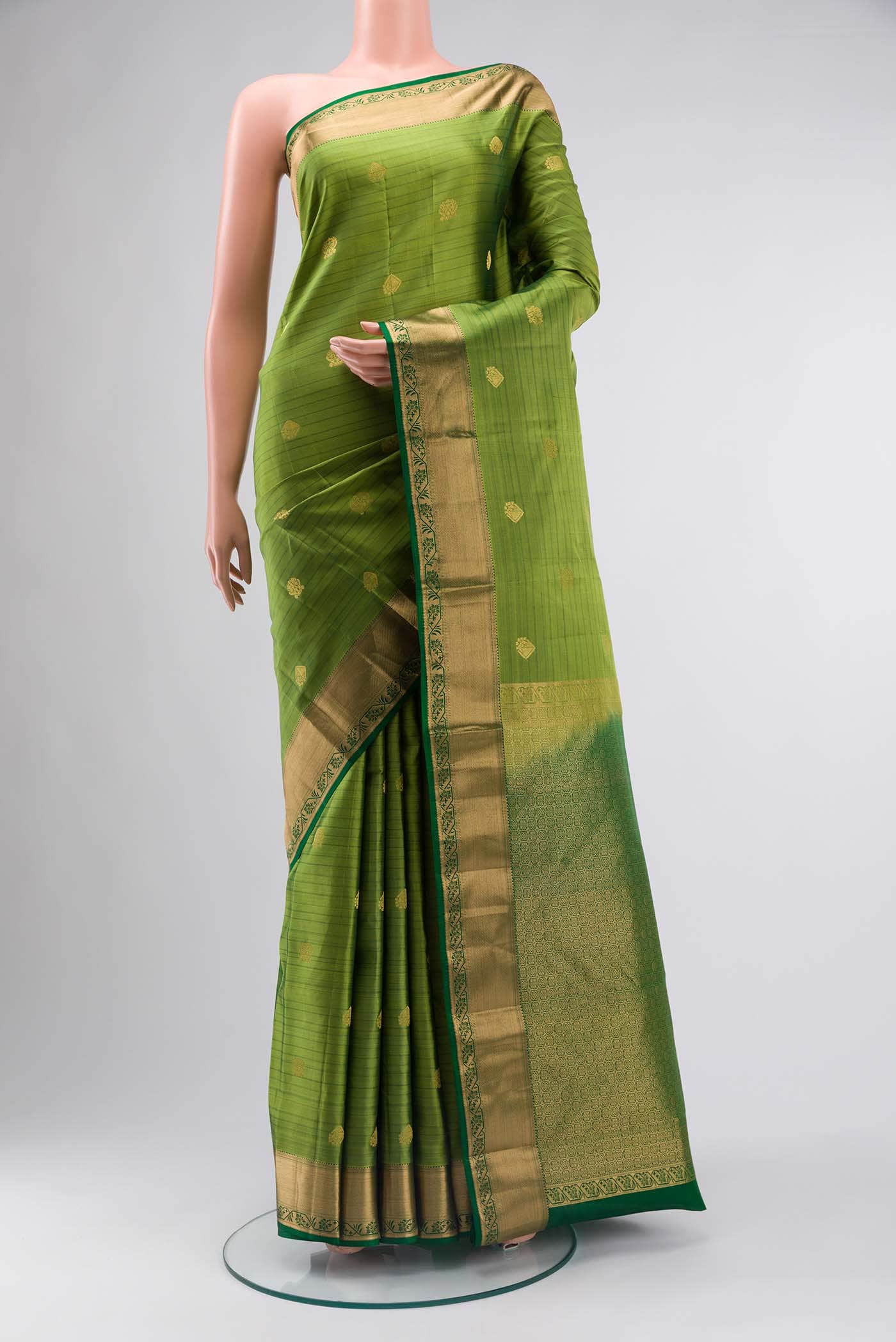 Green Kanchipuram Silk Saree