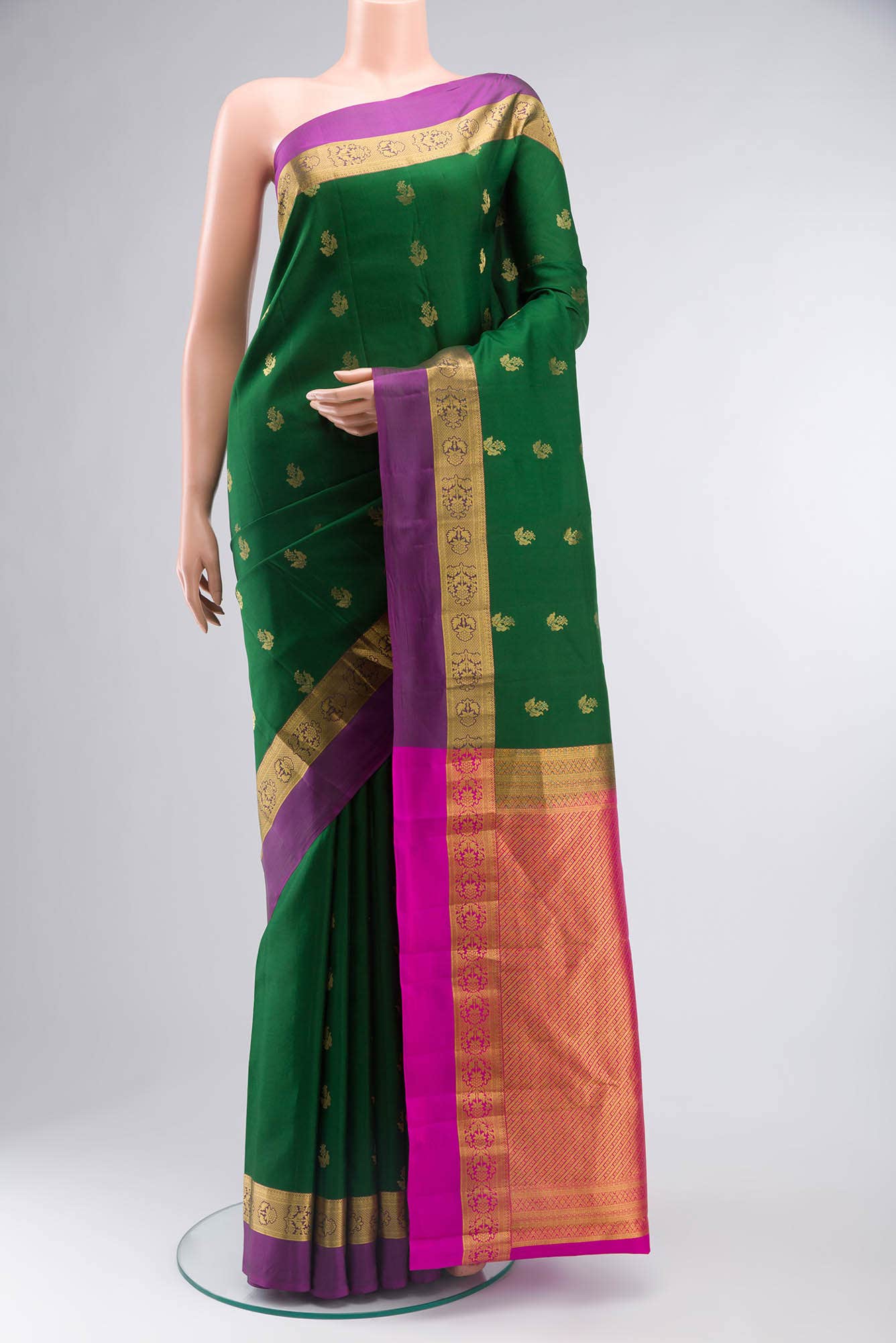 Green Kanchipuram Silk Saree
