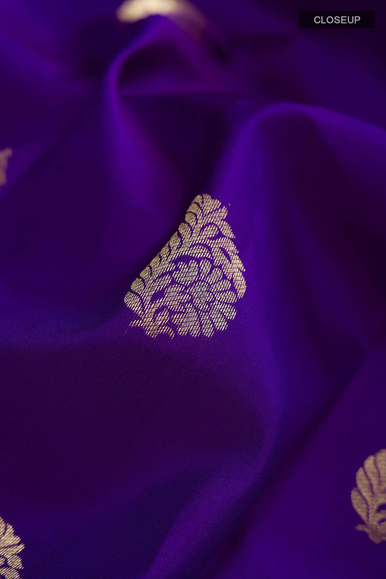Blue Kanchipuram Silk Saree