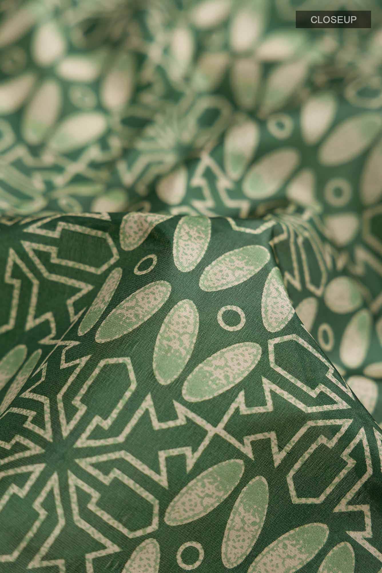 Green Bangalore Silk Saree