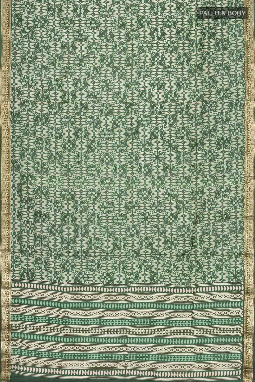 Green Bangalore Silk Saree