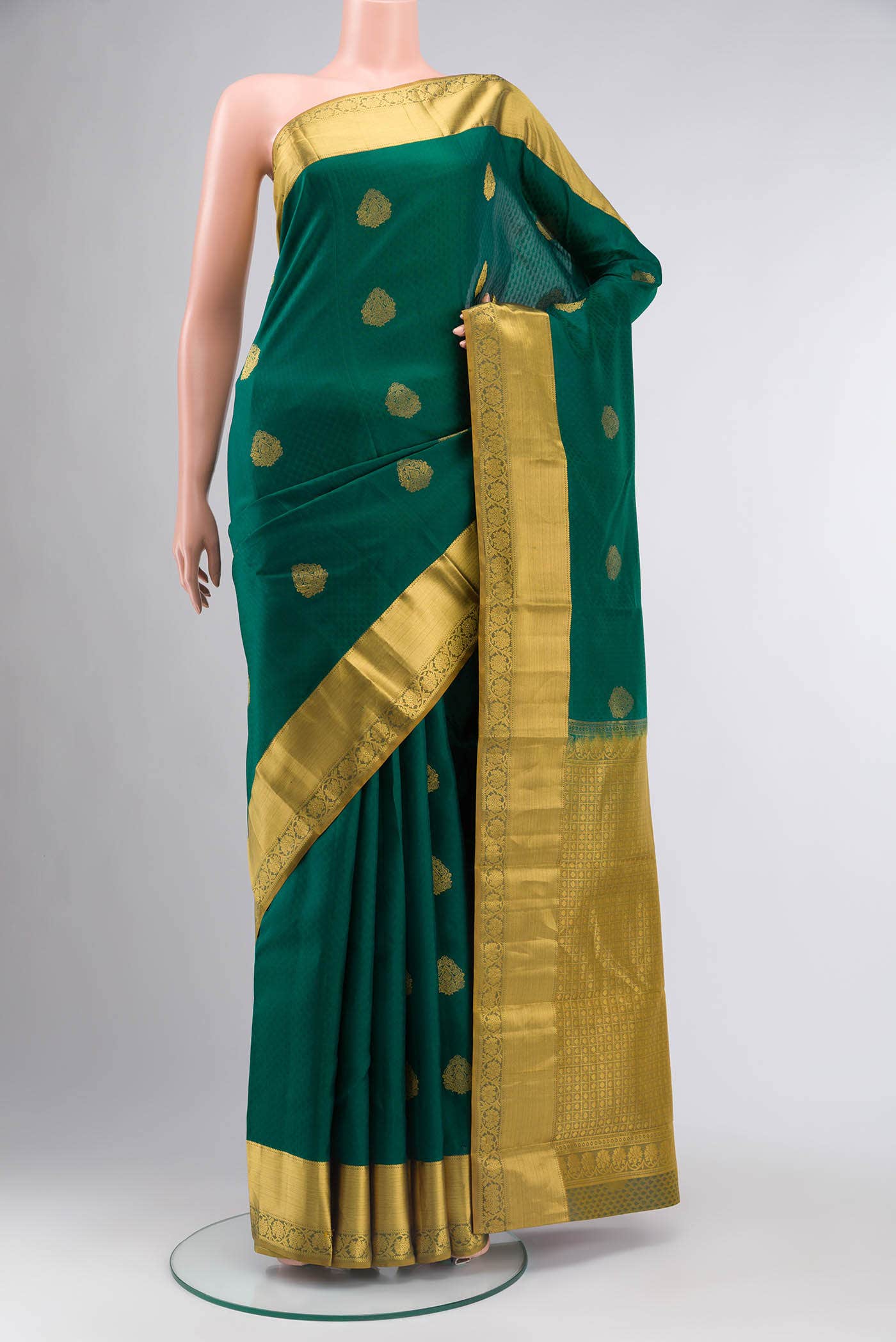 Green Kanchipuram Silk Saree