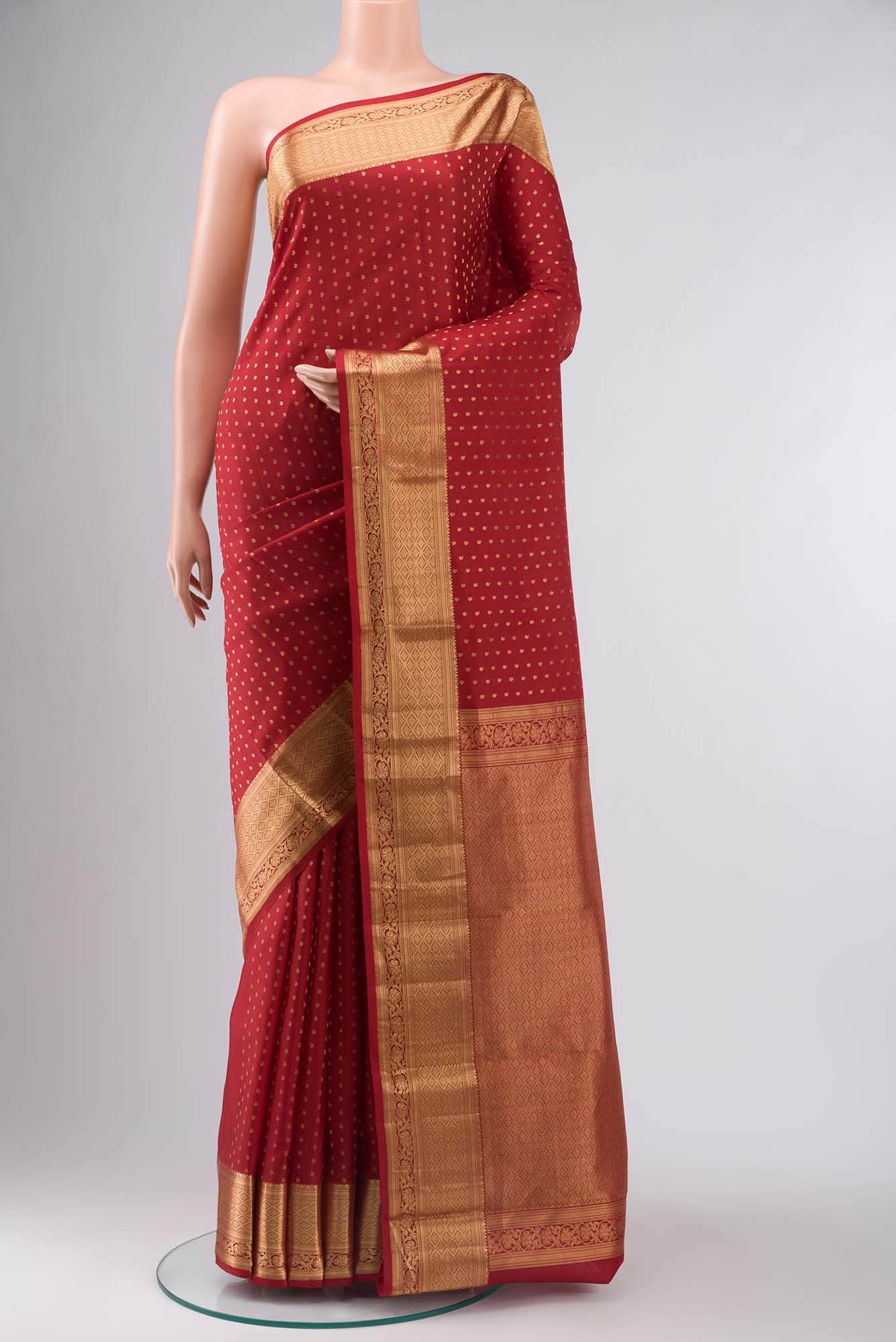 Red Soft Silk Saree