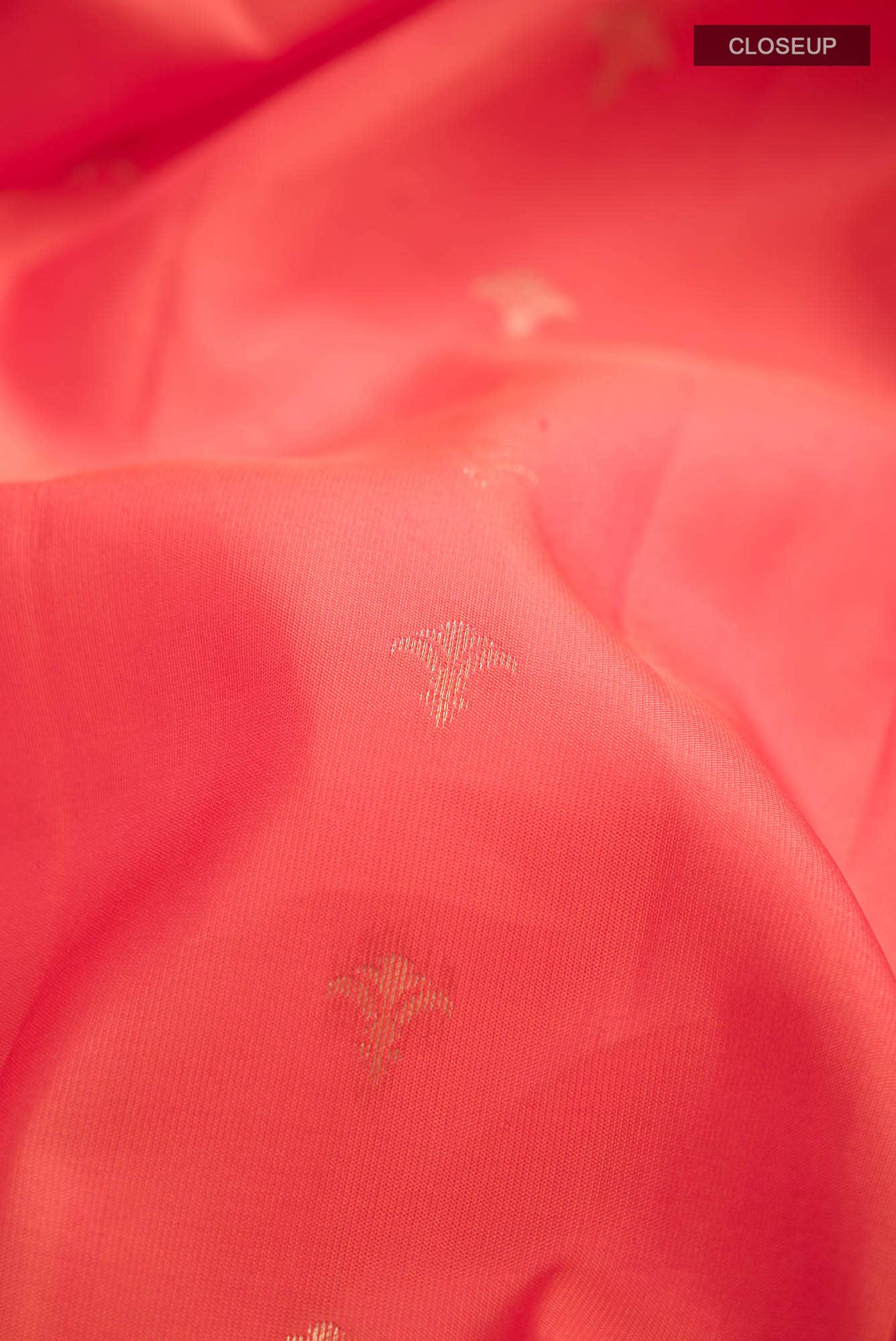 Orange Kanchipuram Silk Saree