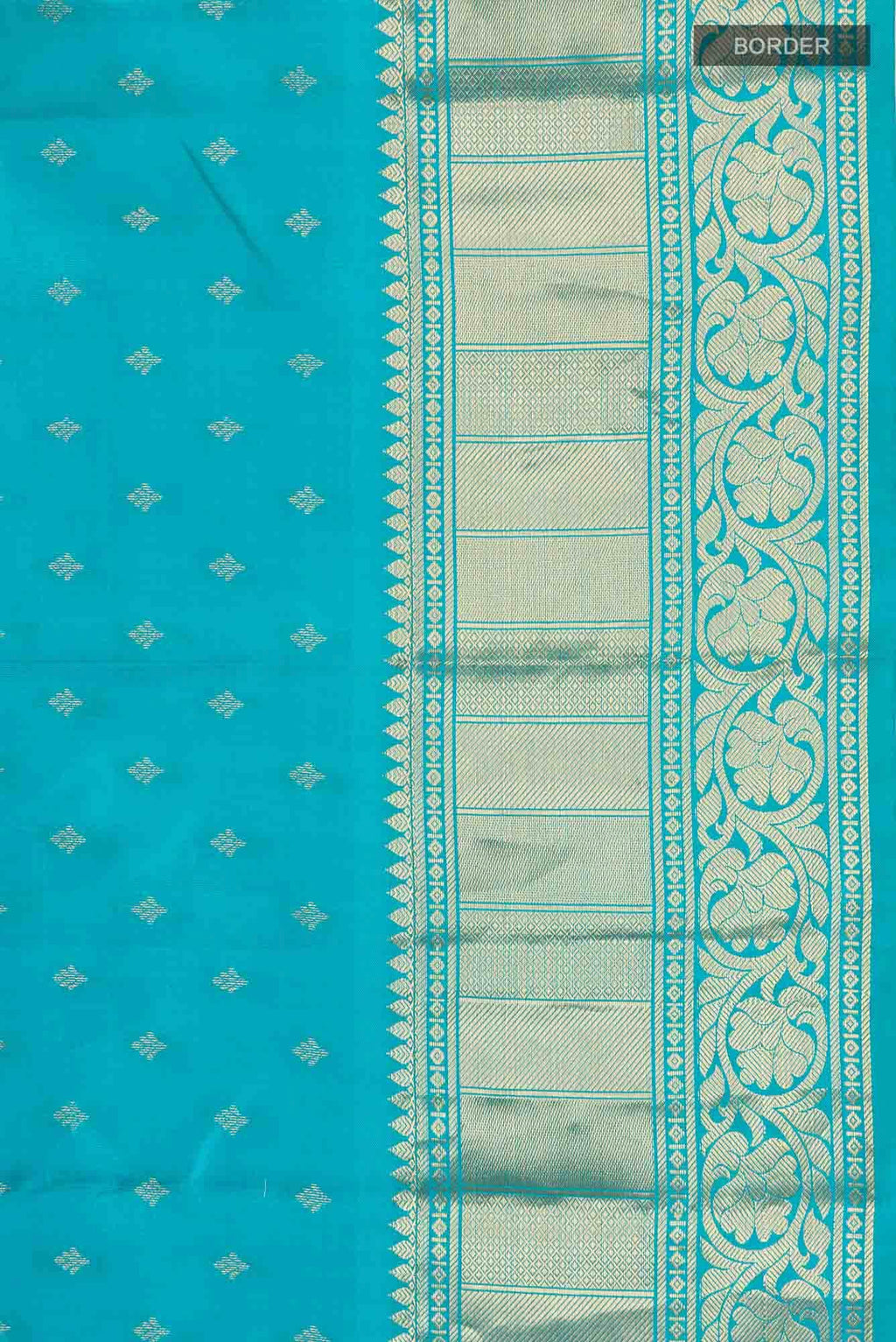Blue Kanchipuram Silk Saree