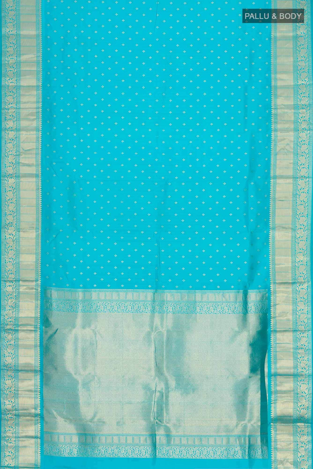 Blue Kanchipuram Silk Saree