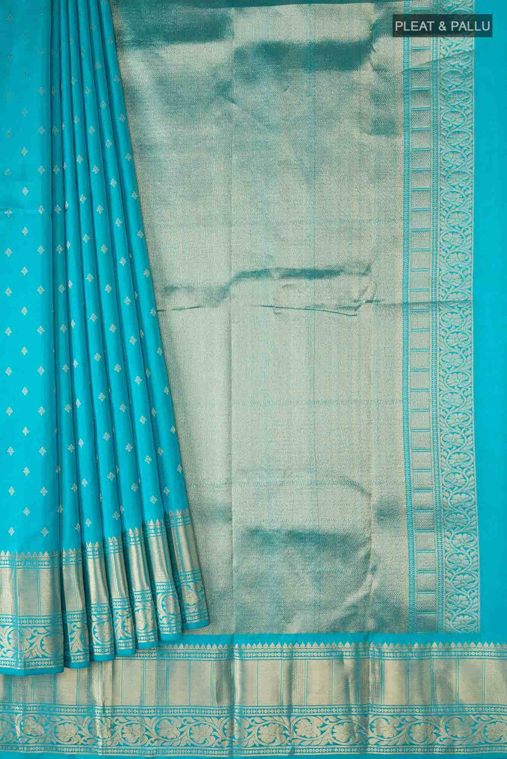 Blue Kanchipuram Silk Saree