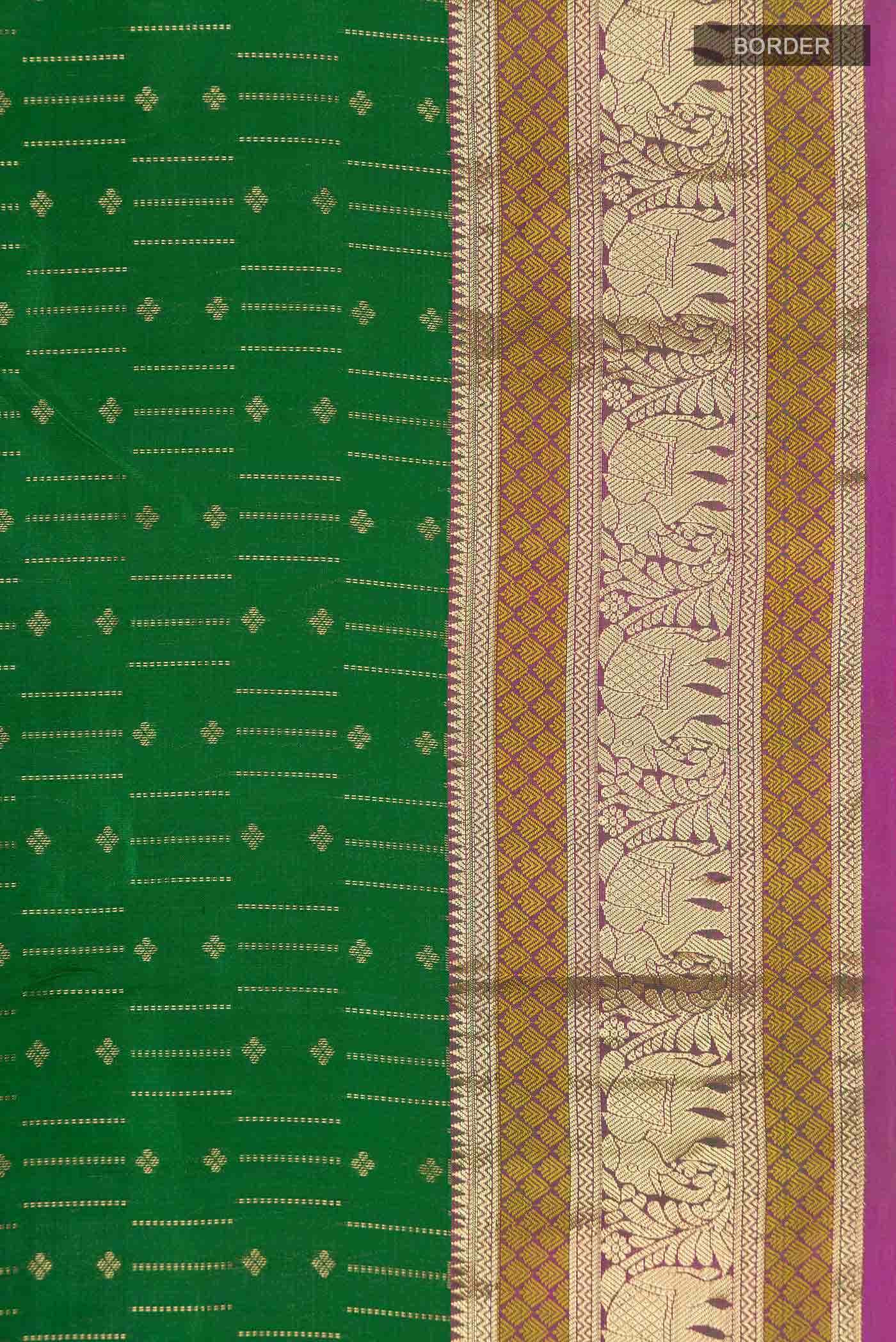 Green Kanchipuram Silk Saree