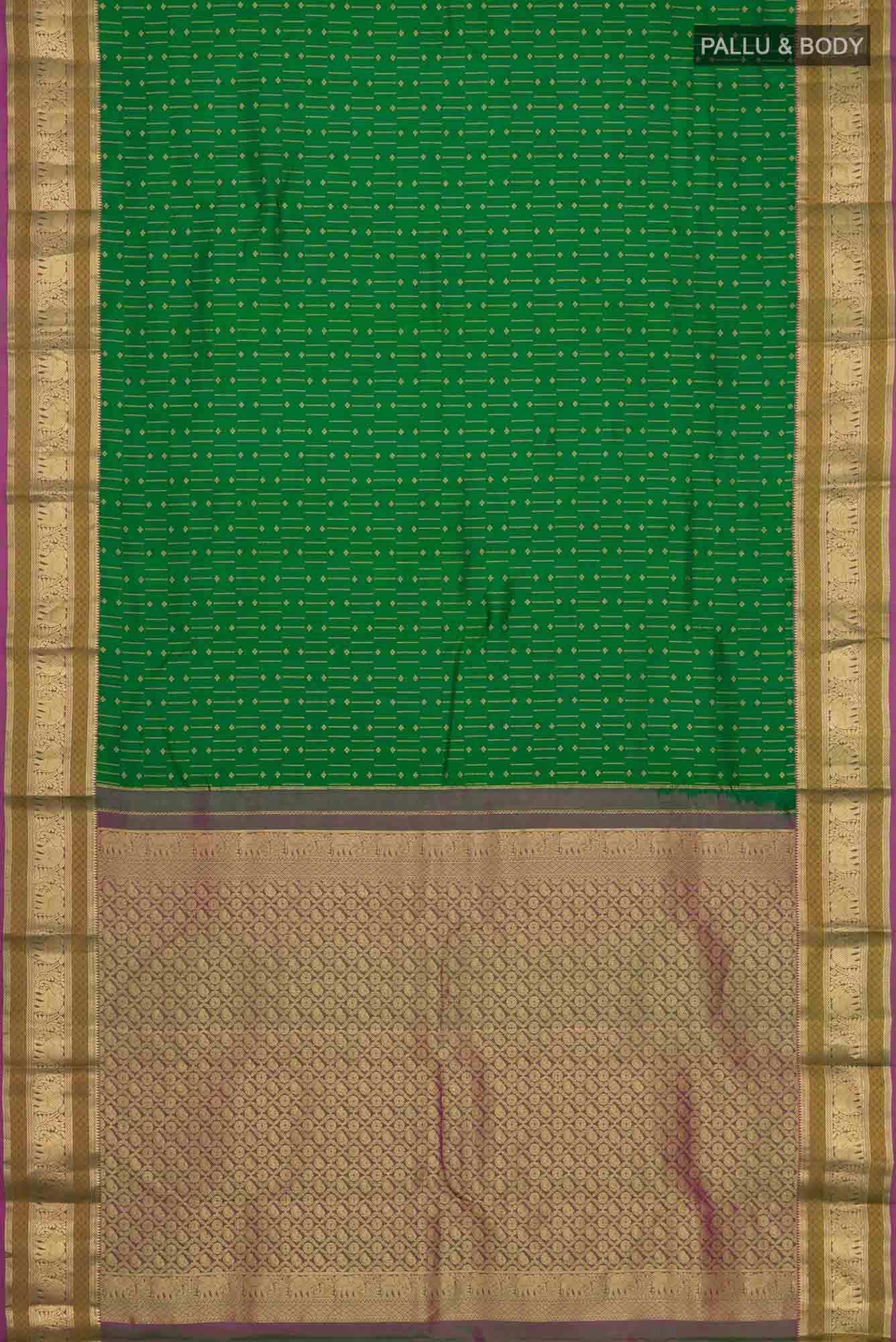 Green Kanchipuram Silk Saree