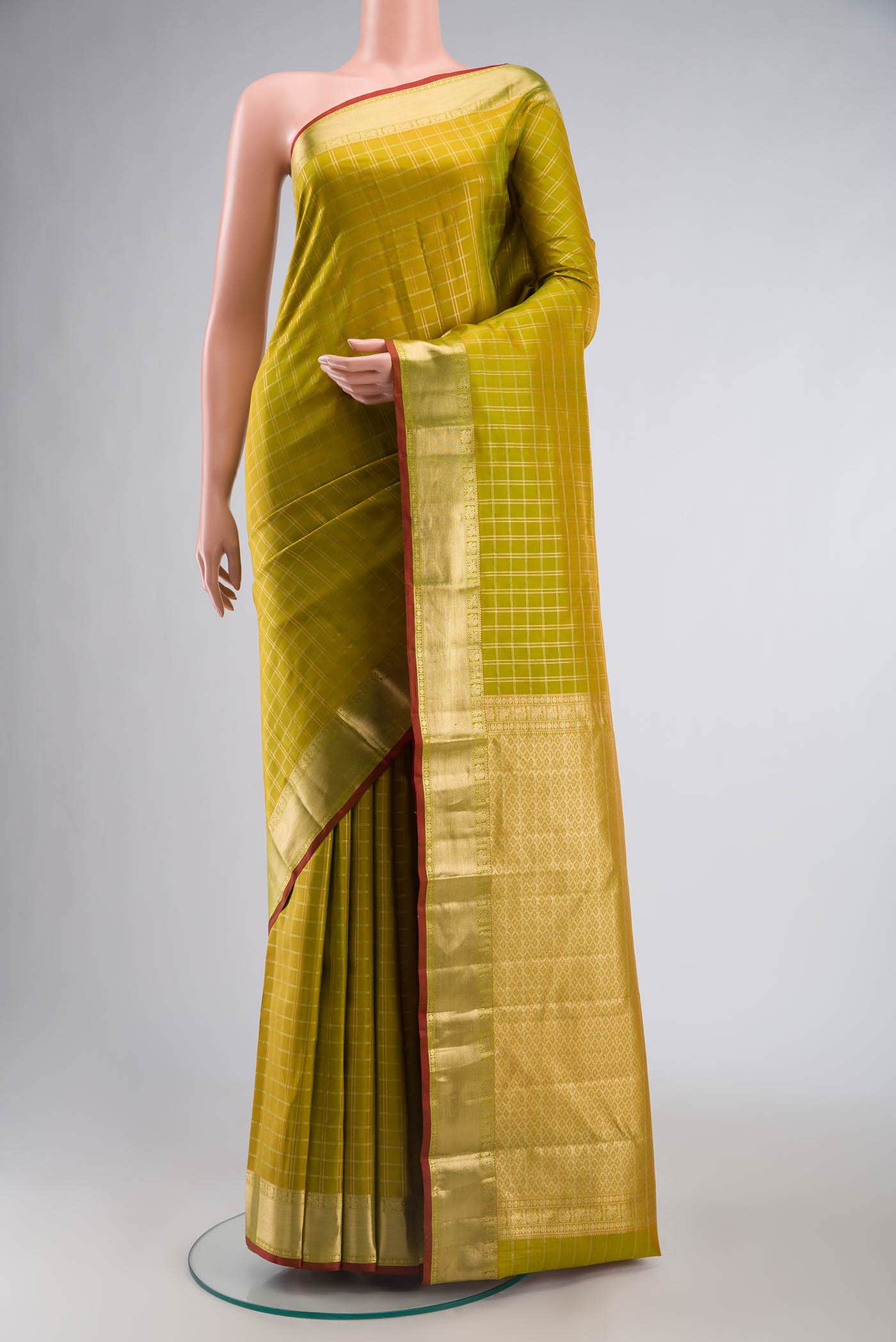 Green Kanchipuram Silk Saree