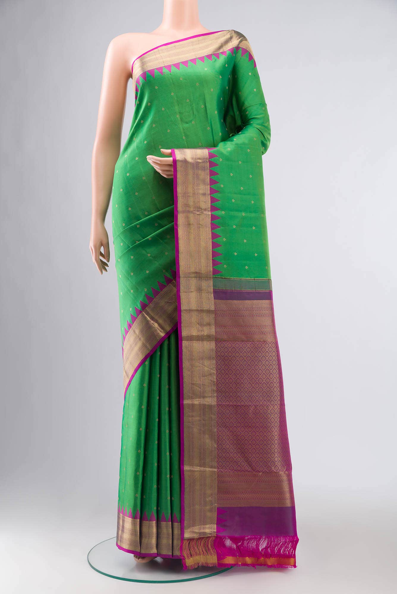 Green Kanchipuram Silk Saree