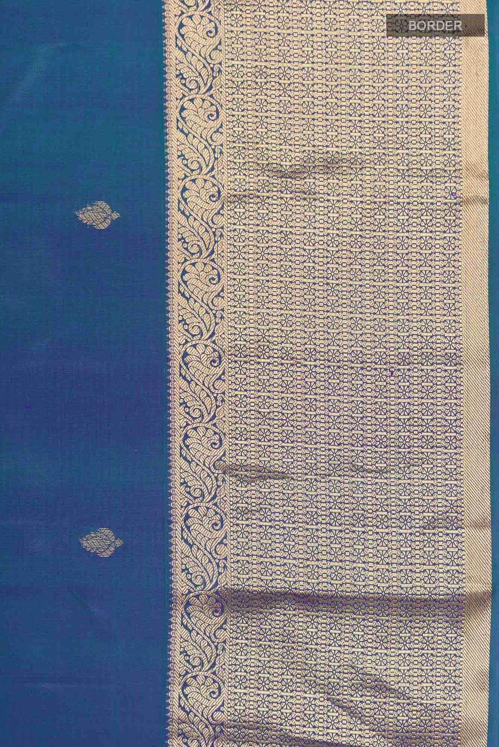 Blue Kanchipuram Silk Saree
