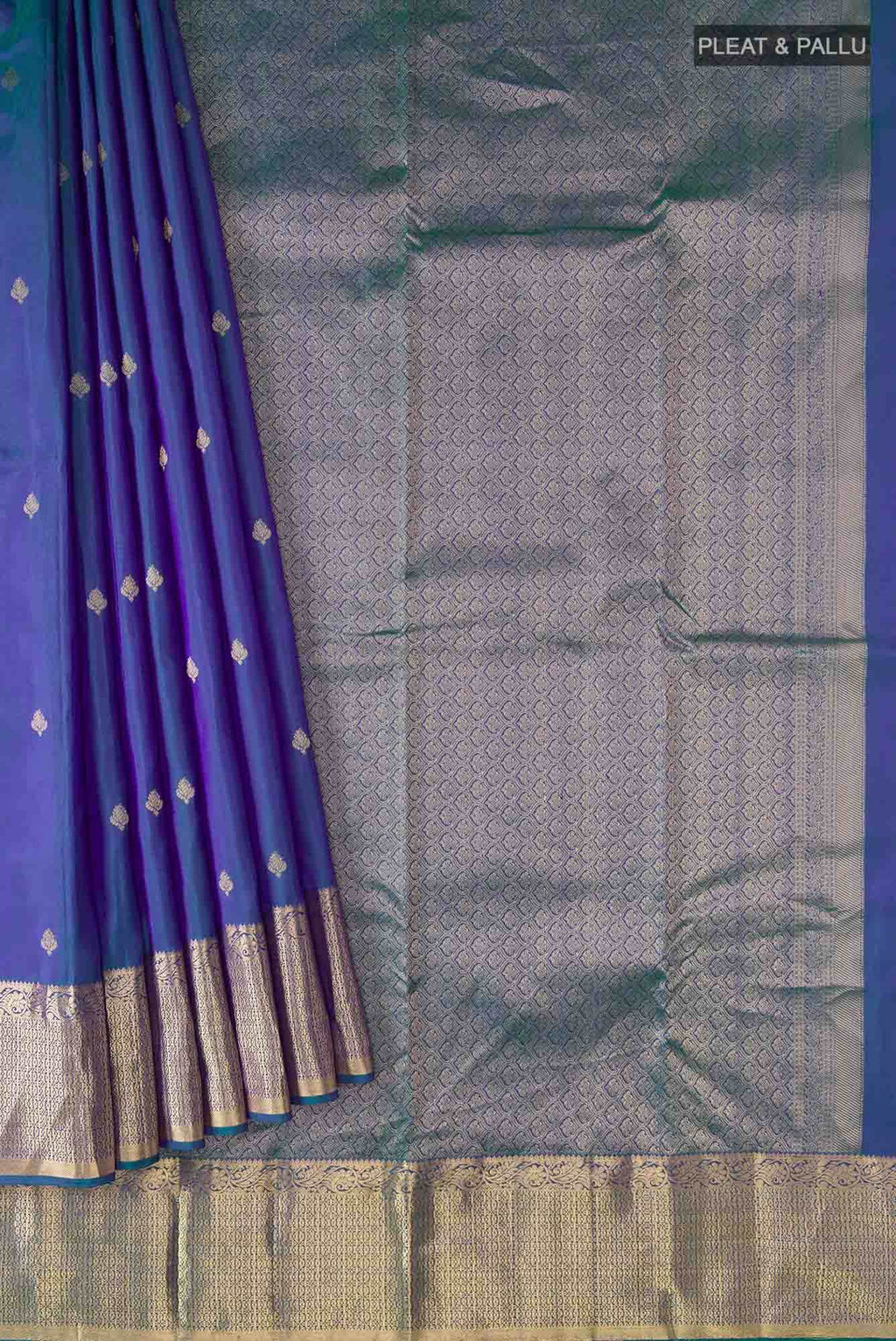 Blue Kanchipuram Silk Saree