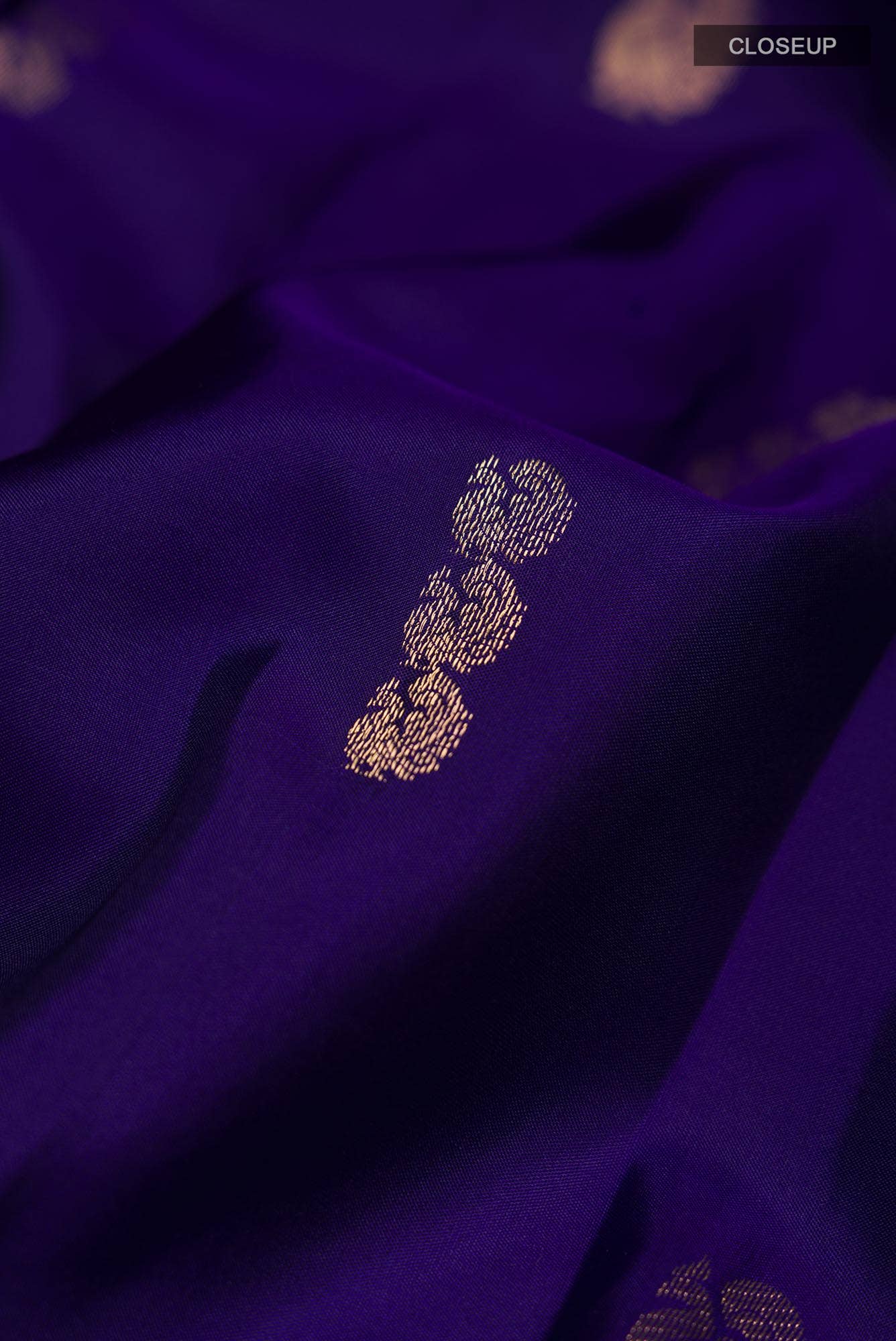 Blue Kanchipuram Silk Saree
