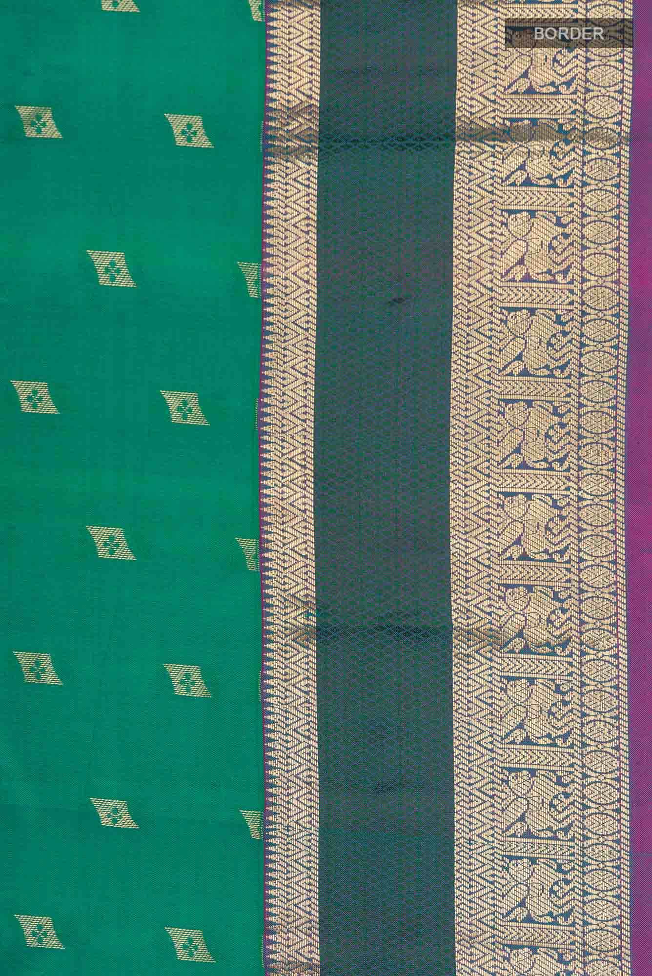 Green Kanchipuram Silk Saree