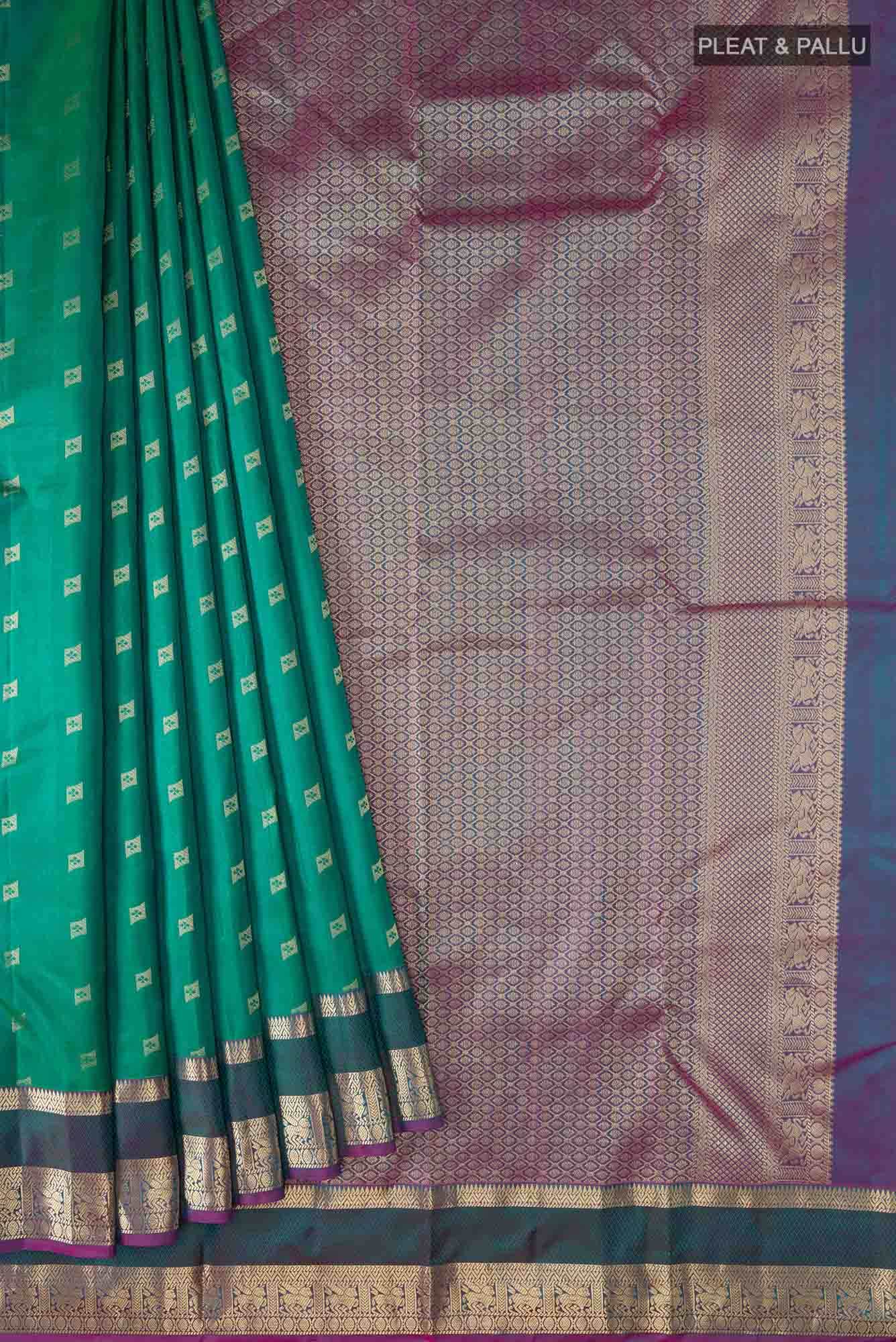 Green Kanchipuram Silk Saree