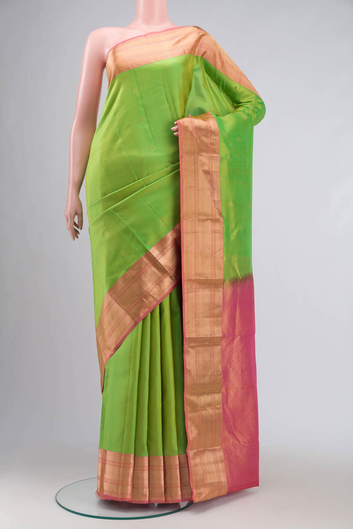 Green Kanchipuram Silk Saree