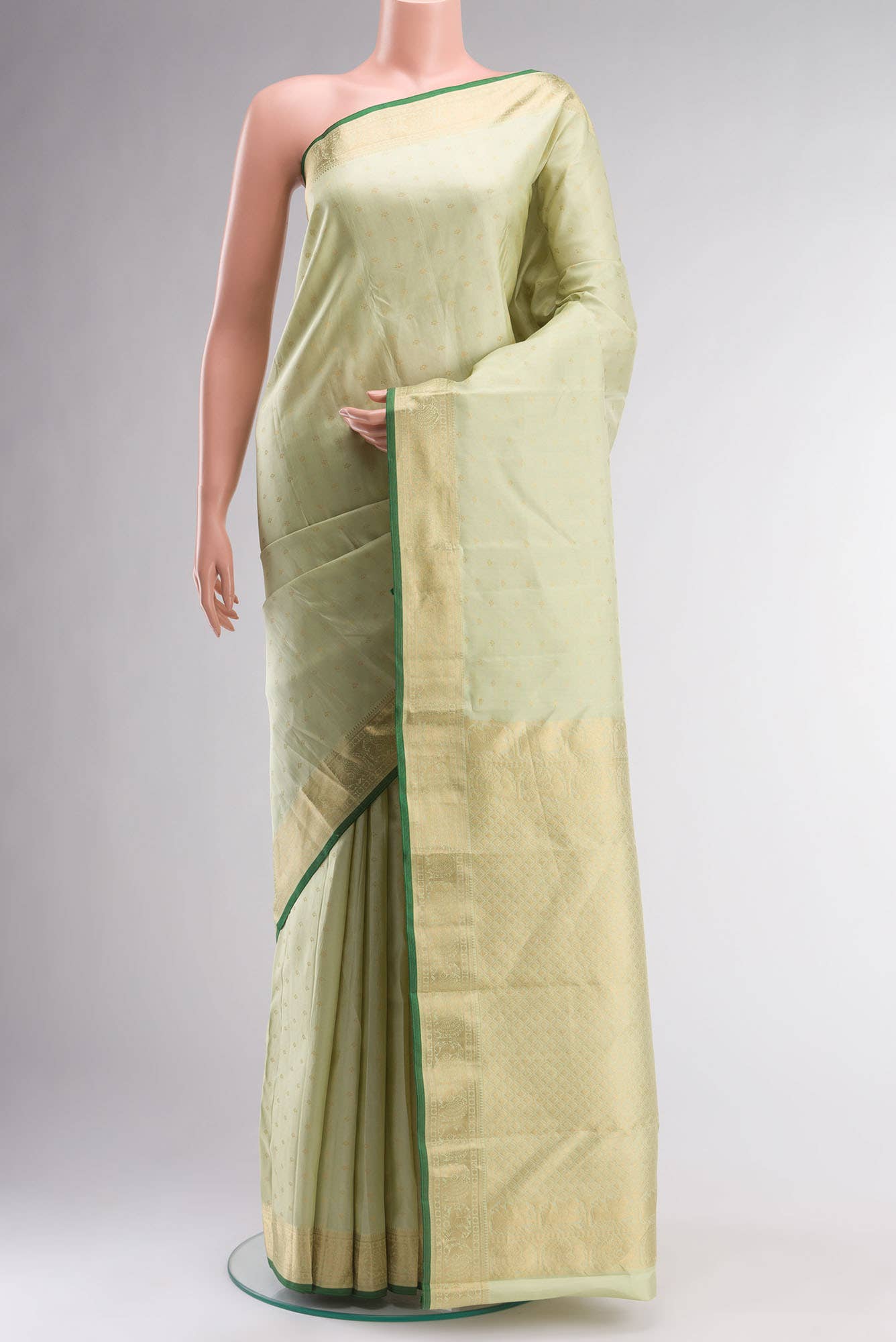 Green Kanchipuram Silk Saree