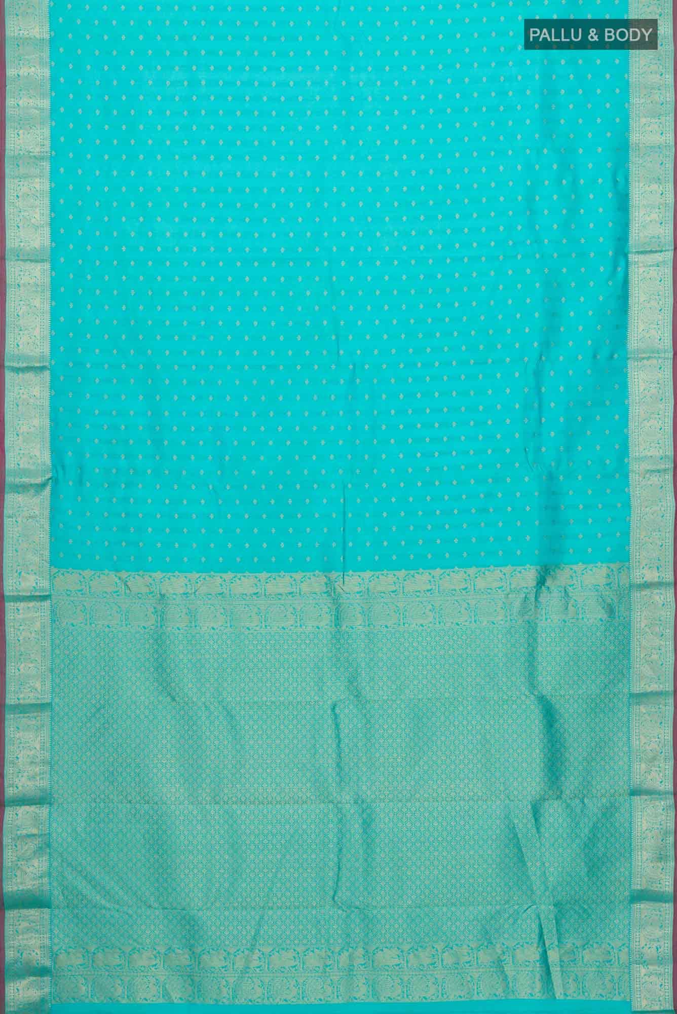 Blue Kanchipuram Silk Saree
