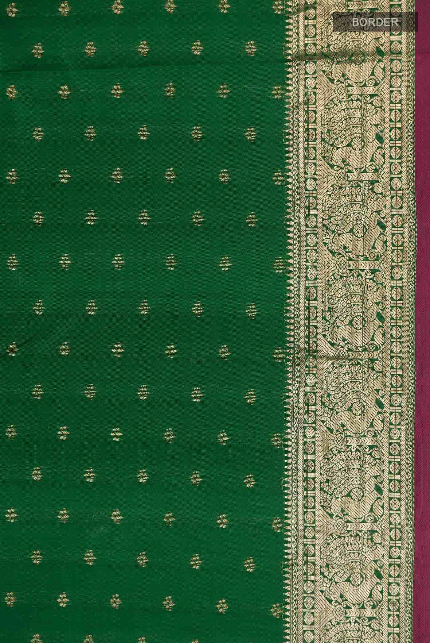 Green Kanchipuram Silk Saree