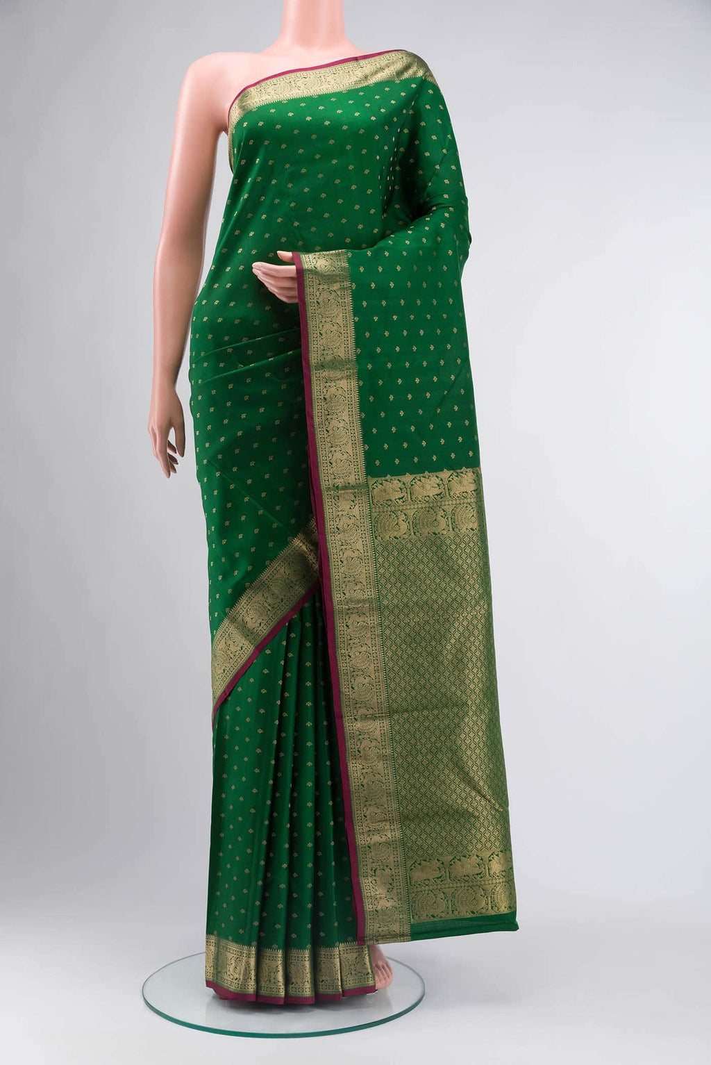 Green Kanchipuram Silk Saree