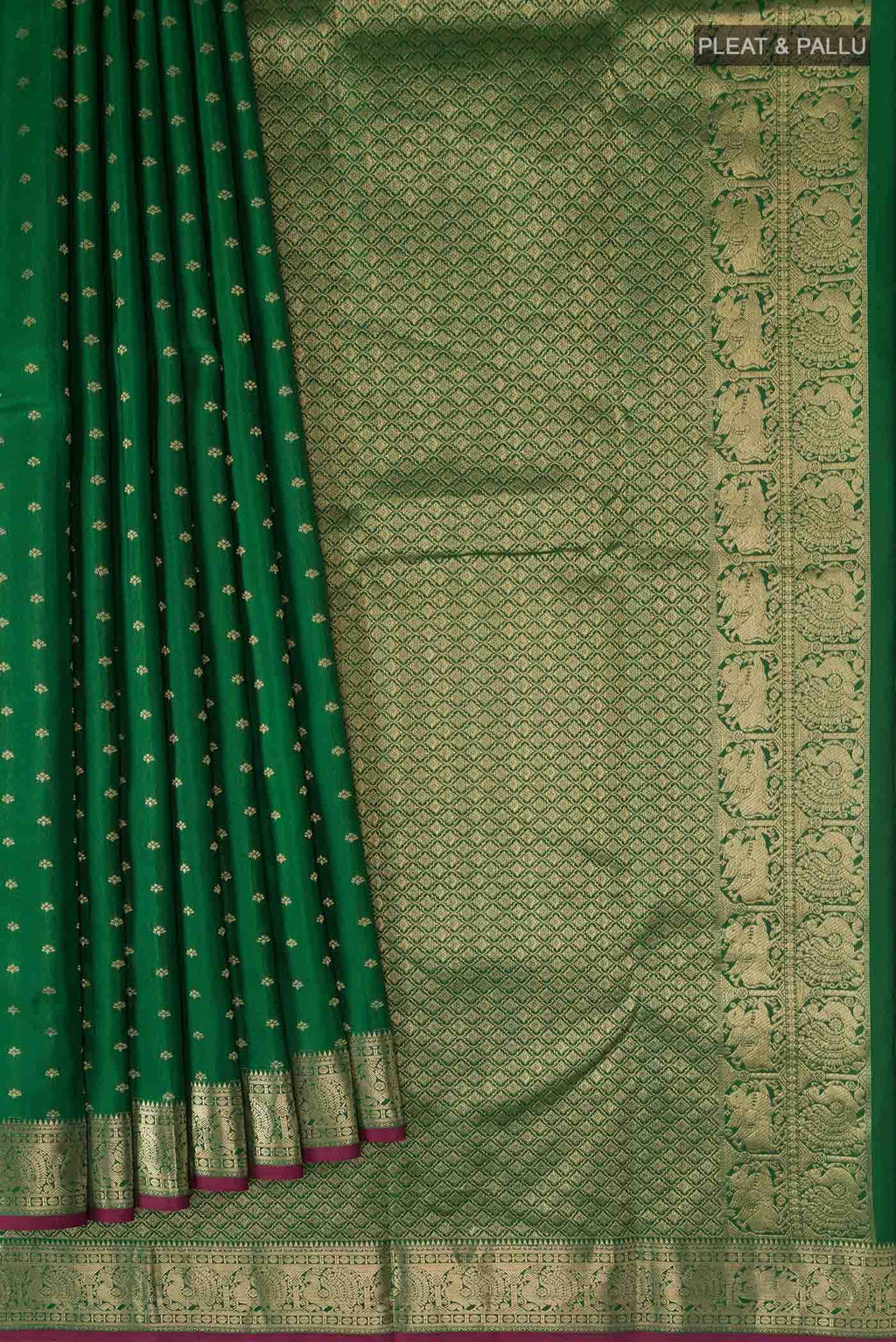 Green Kanchipuram Silk Saree