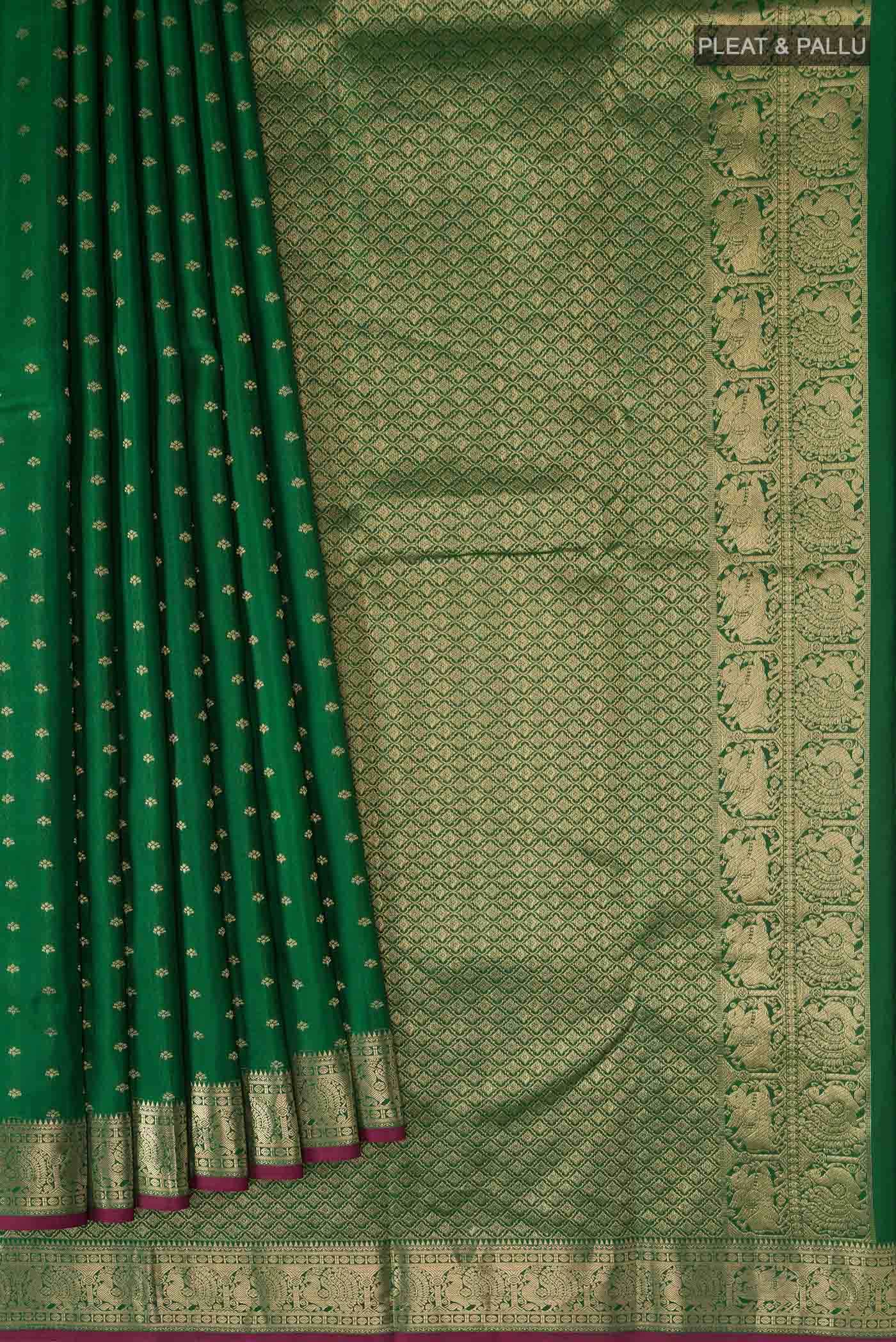 Green Kanchipuram Silk Saree
