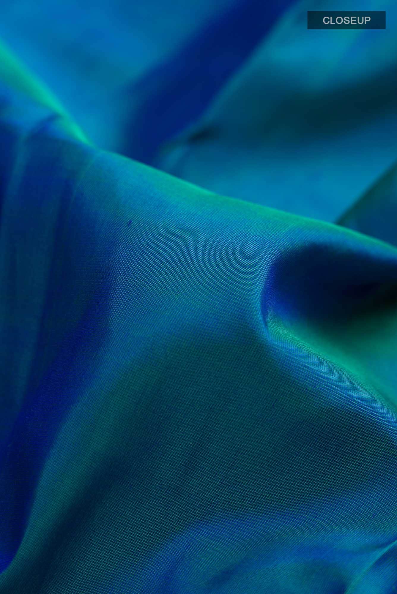 Blue Kanchipuram Silk Saree