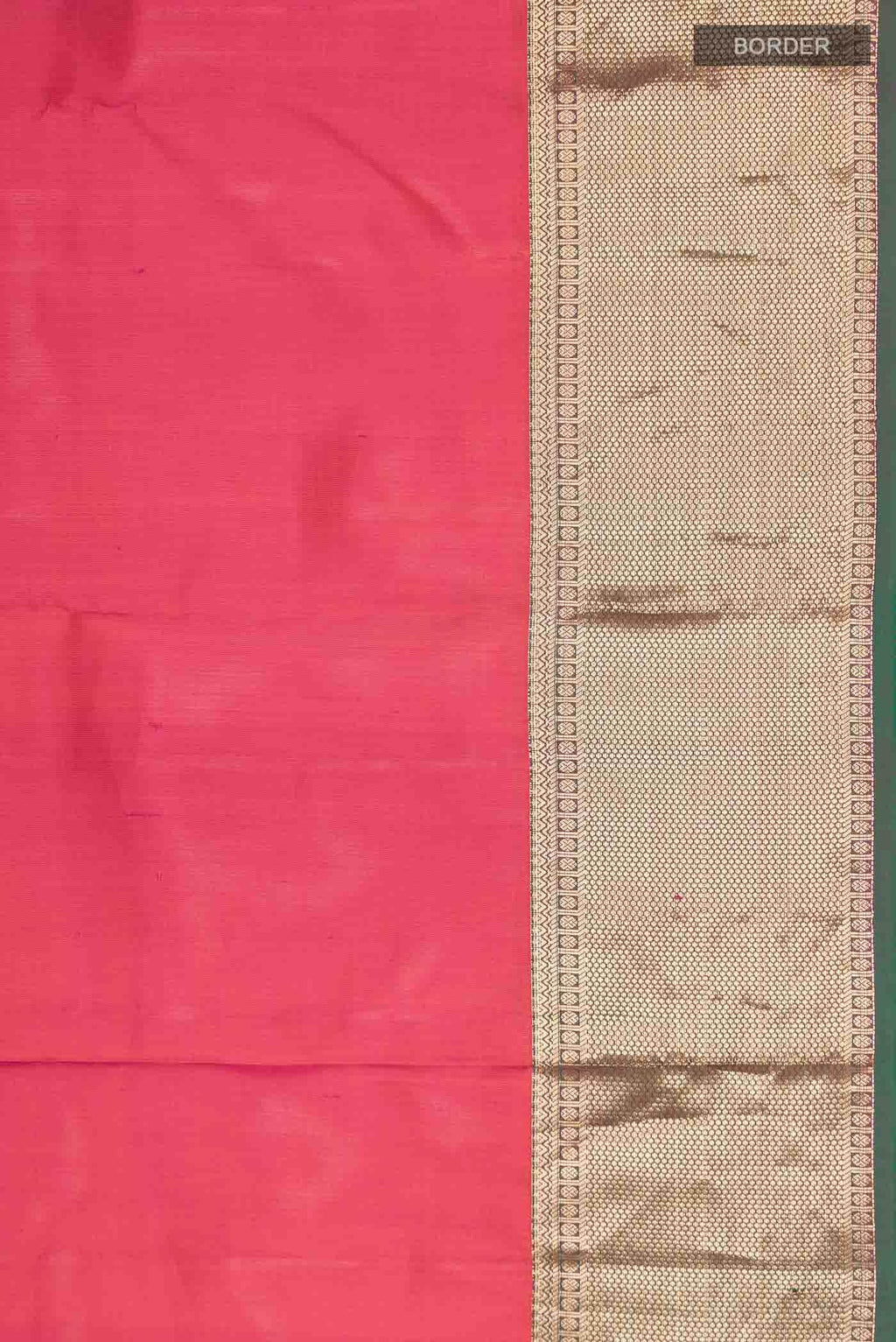 Orange with Pink Dual Tone Kanchipuram Silk Saree