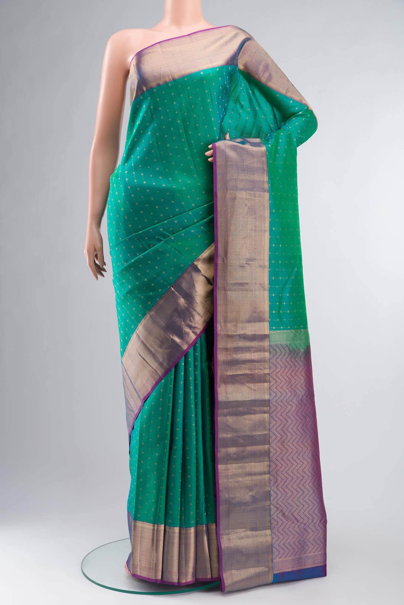Green Kanchipuram Silk Saree