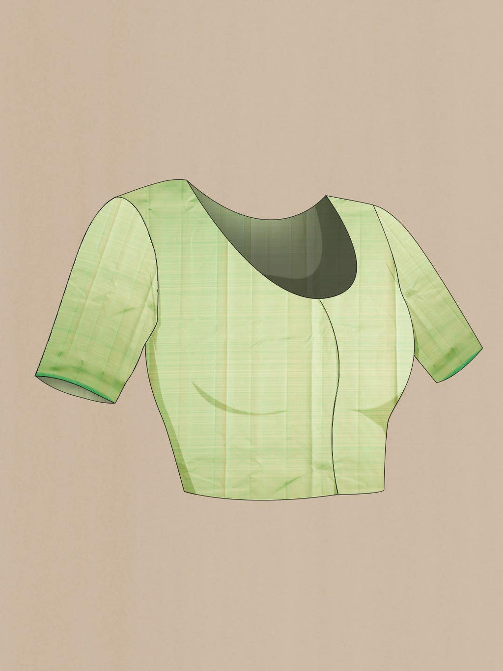 Peach Kanchipuram Silk Saree