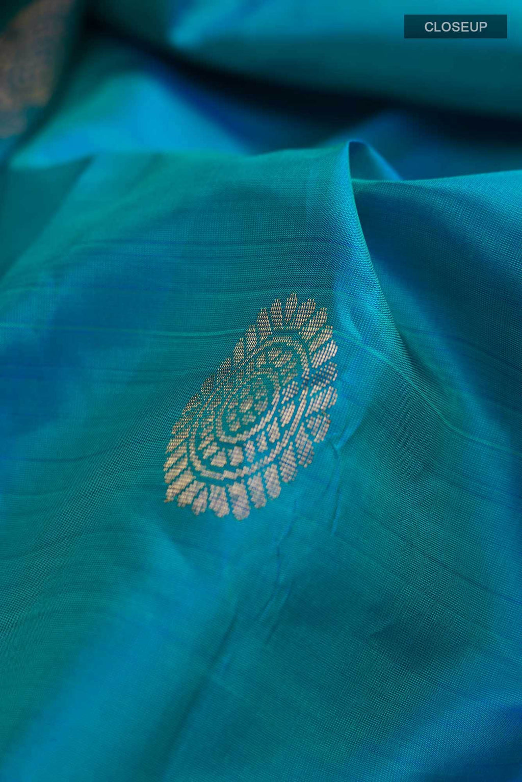 Blue Kanchipuram Silk Saree