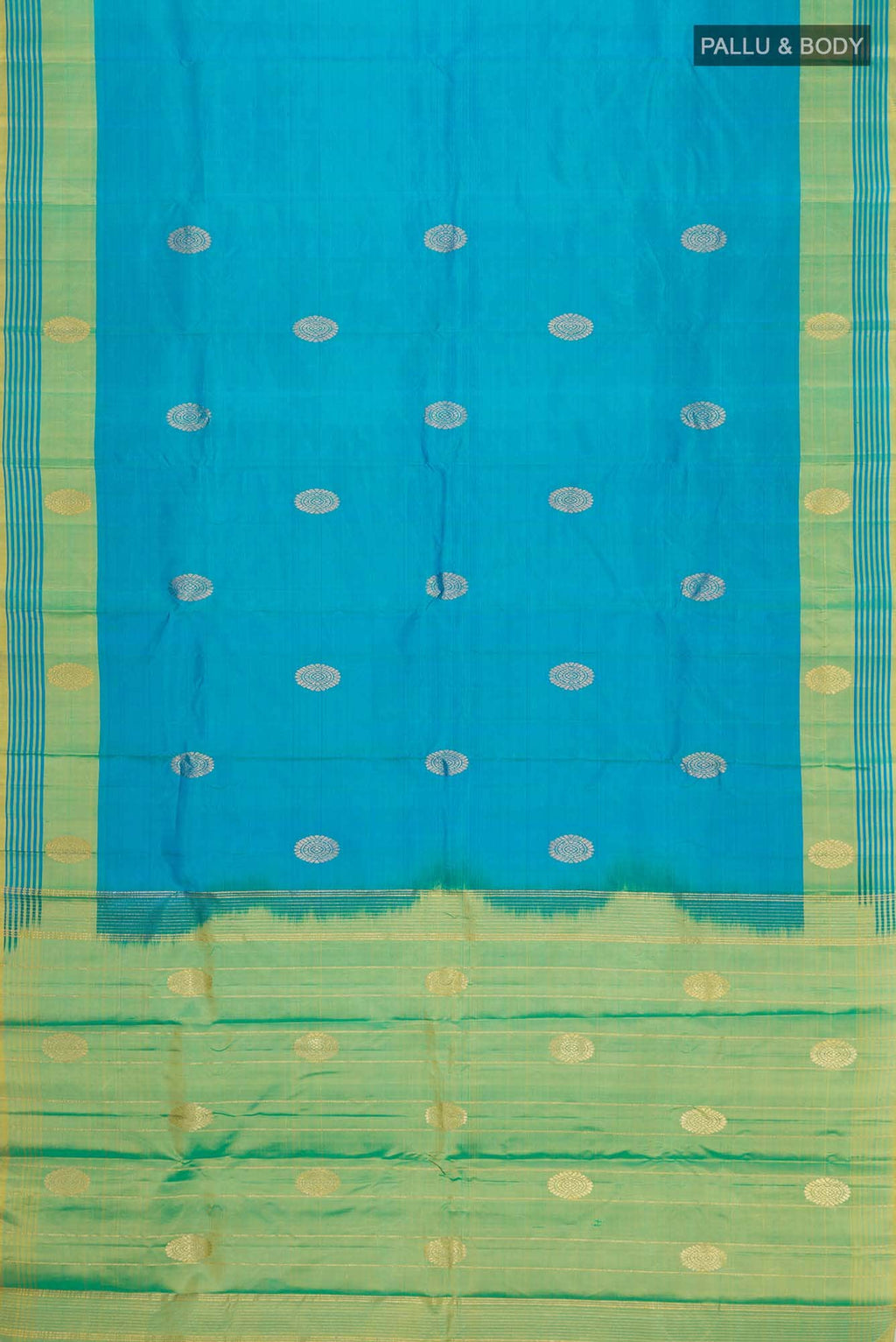 Blue Kanchipuram Silk Saree