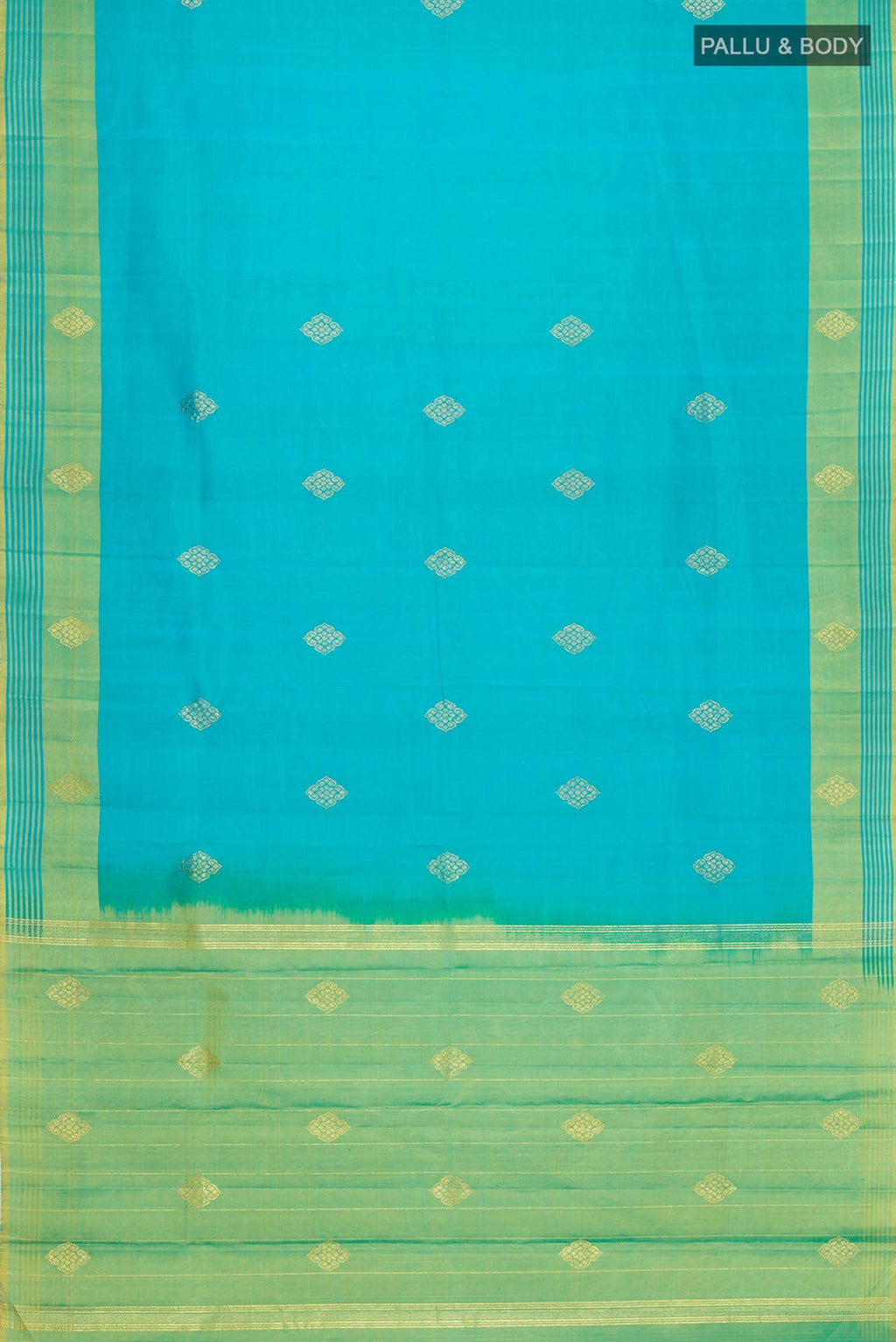 Blue Kanchipuram Silk Saree