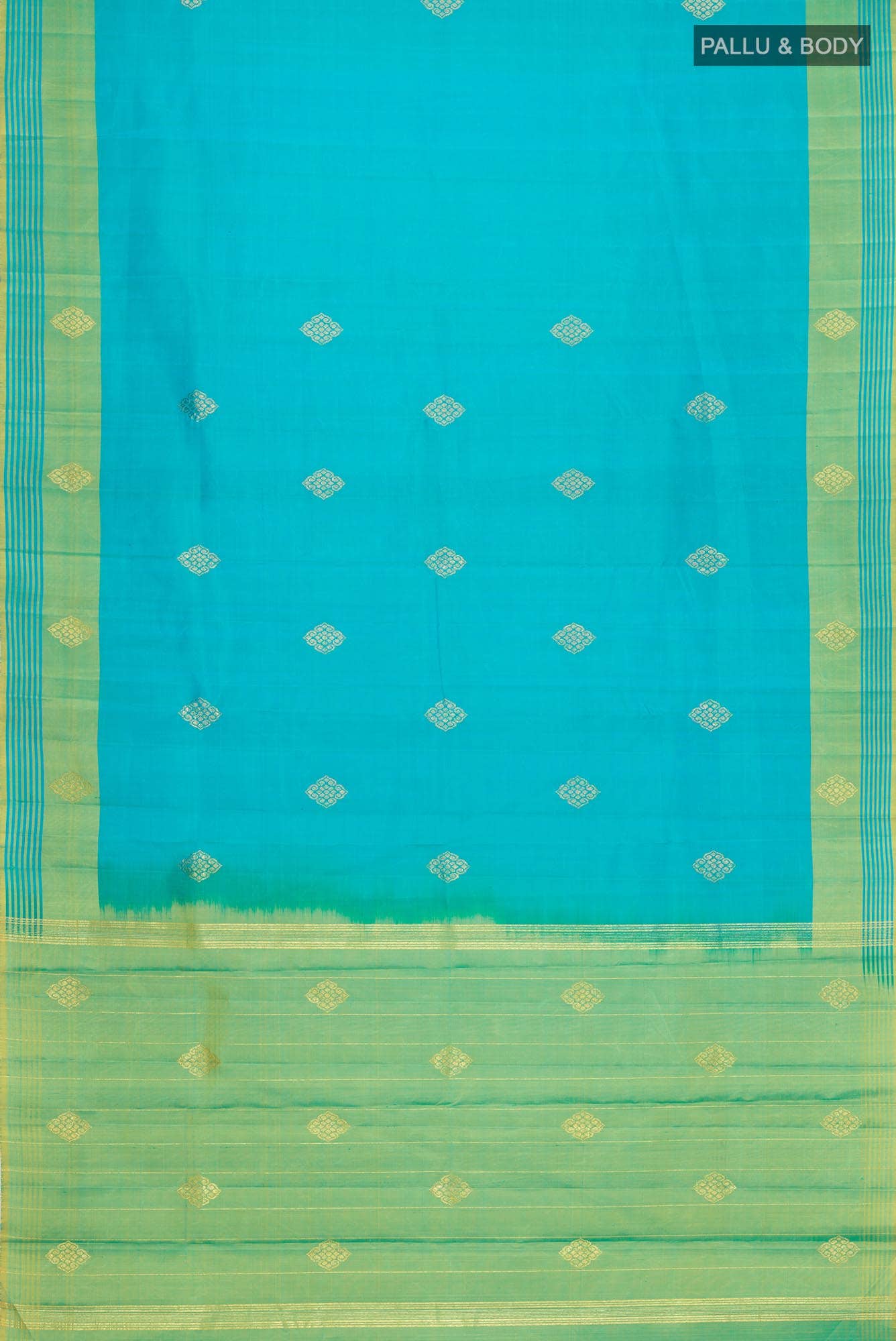 Blue Kanchipuram Silk Saree