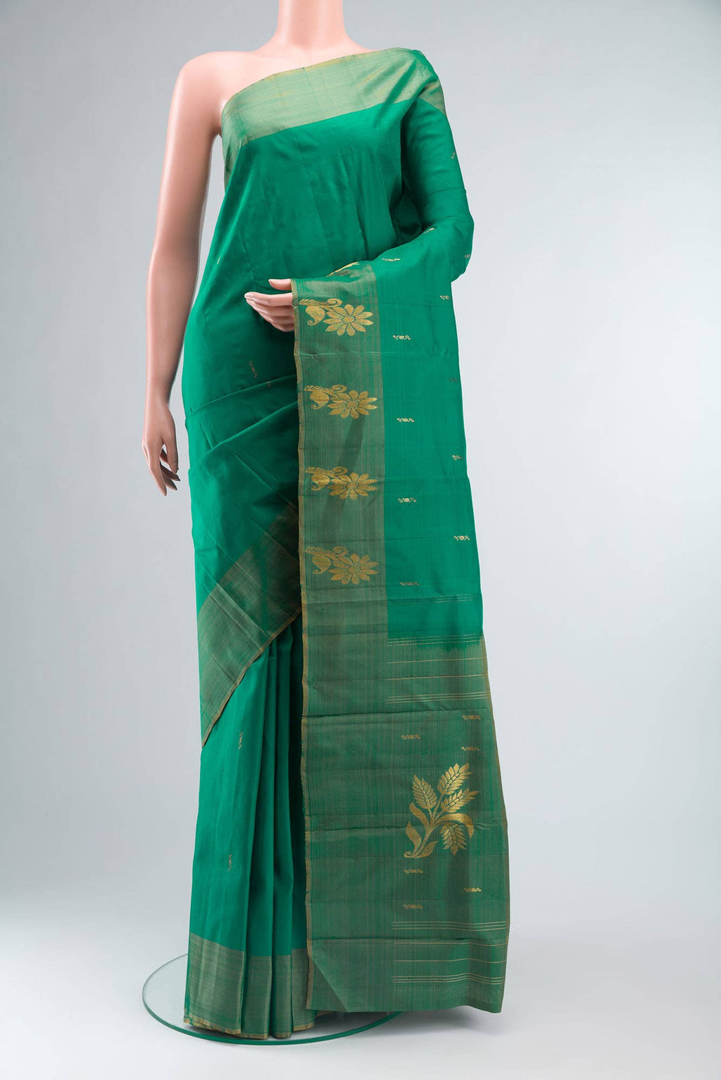 Green Kanchipuram Silk Saree
