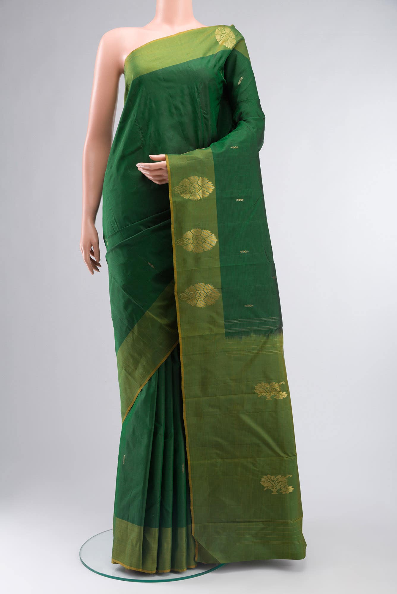 Green Kanchipuram Silk Saree