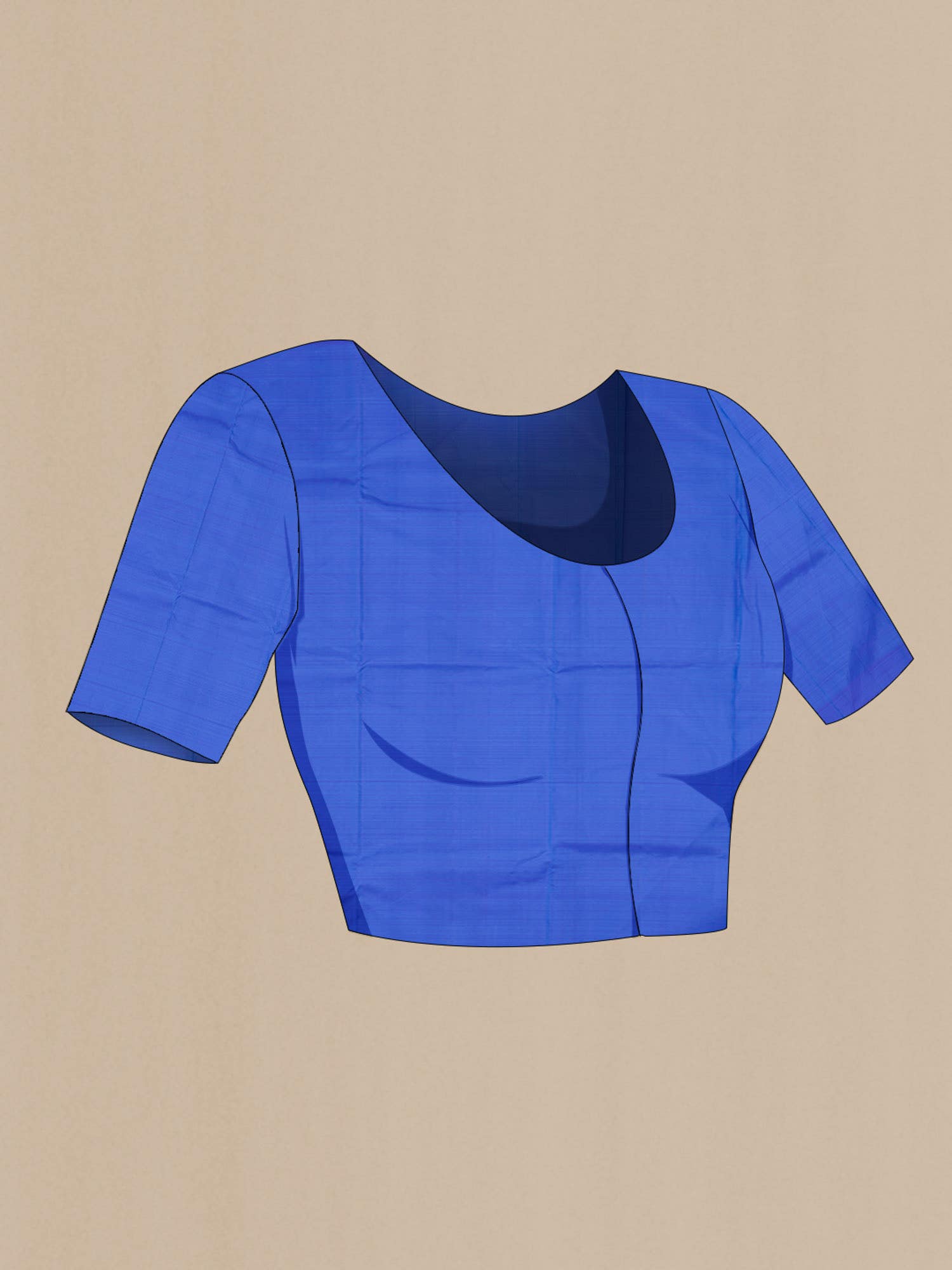 Blue Kanchipuram Silk Saree