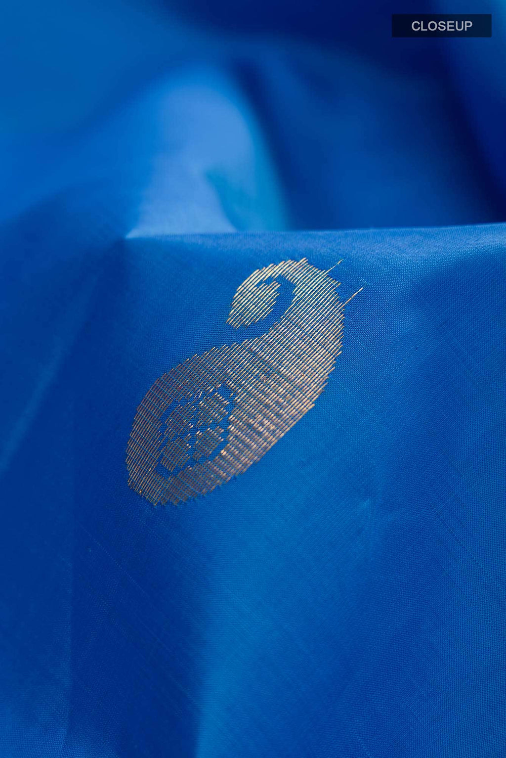 Blue Kanchipuram Silk Saree