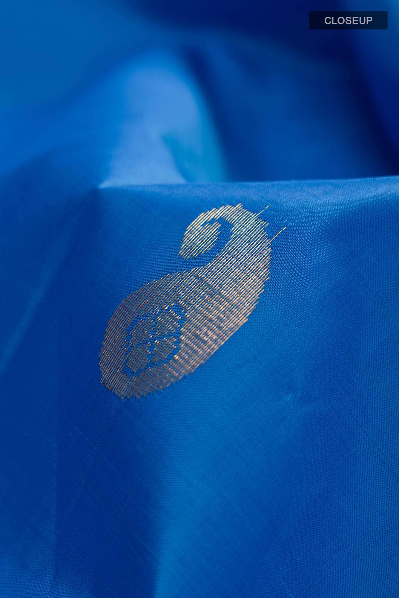 Blue Kanchipuram Silk Saree